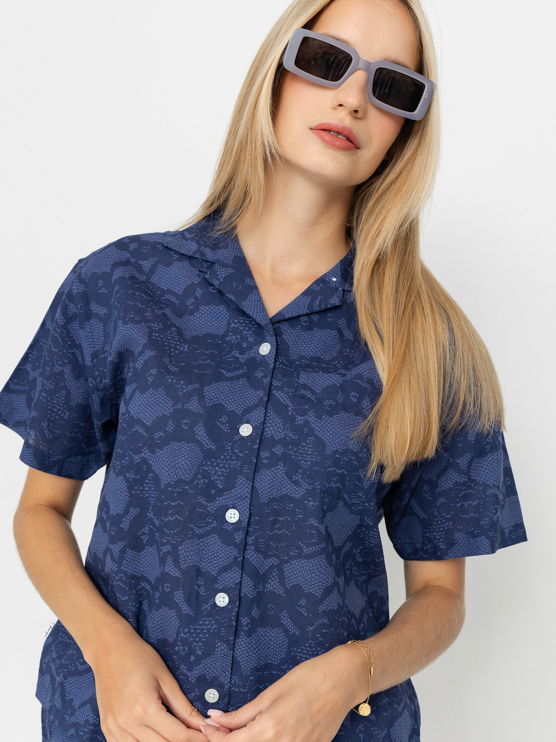 OBEY Cecilie Lace Ing Wmn (blue multi)