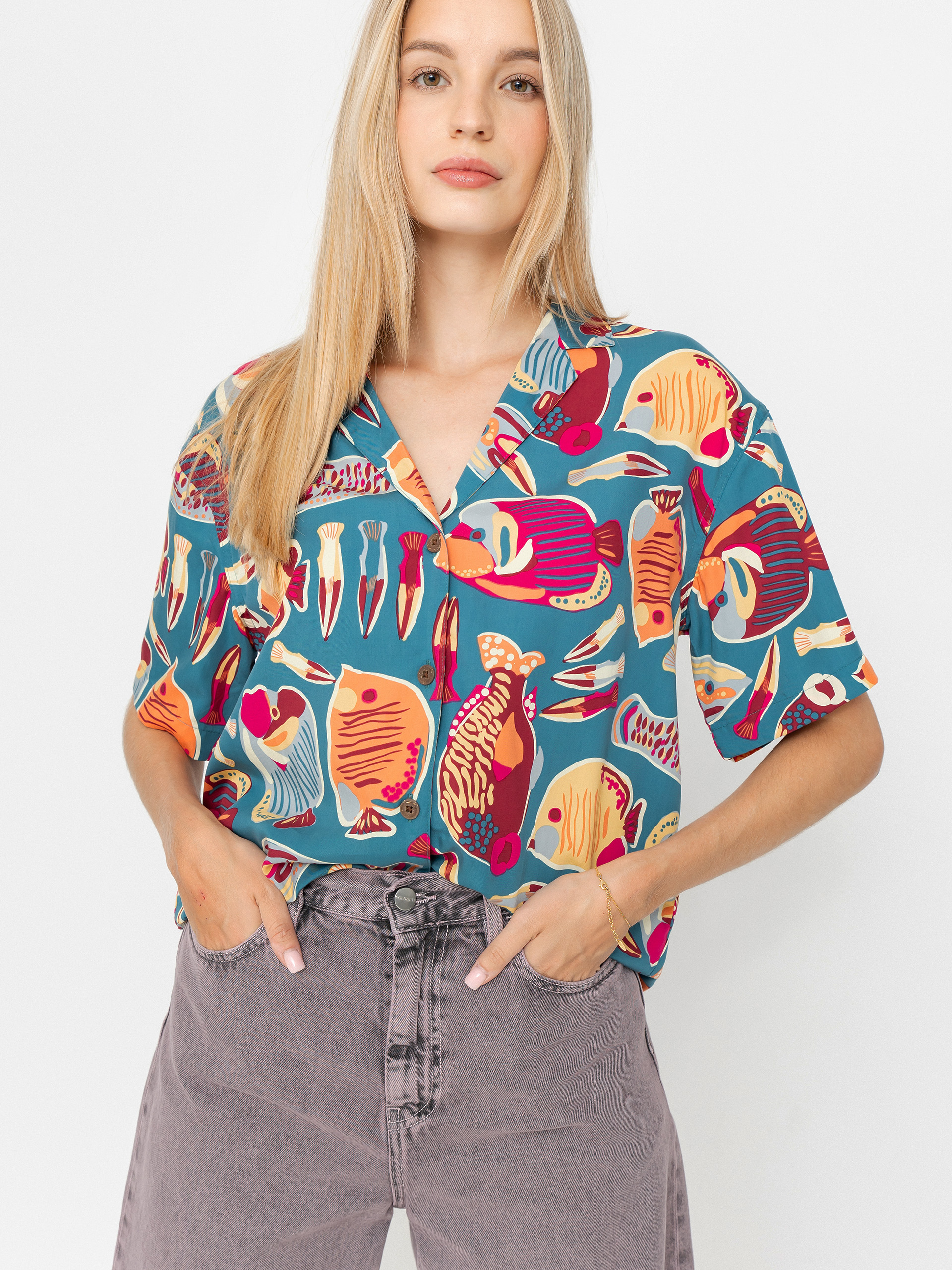 Patagonia Tidal Threads Wmn Ing (wrasse/wetland blue)