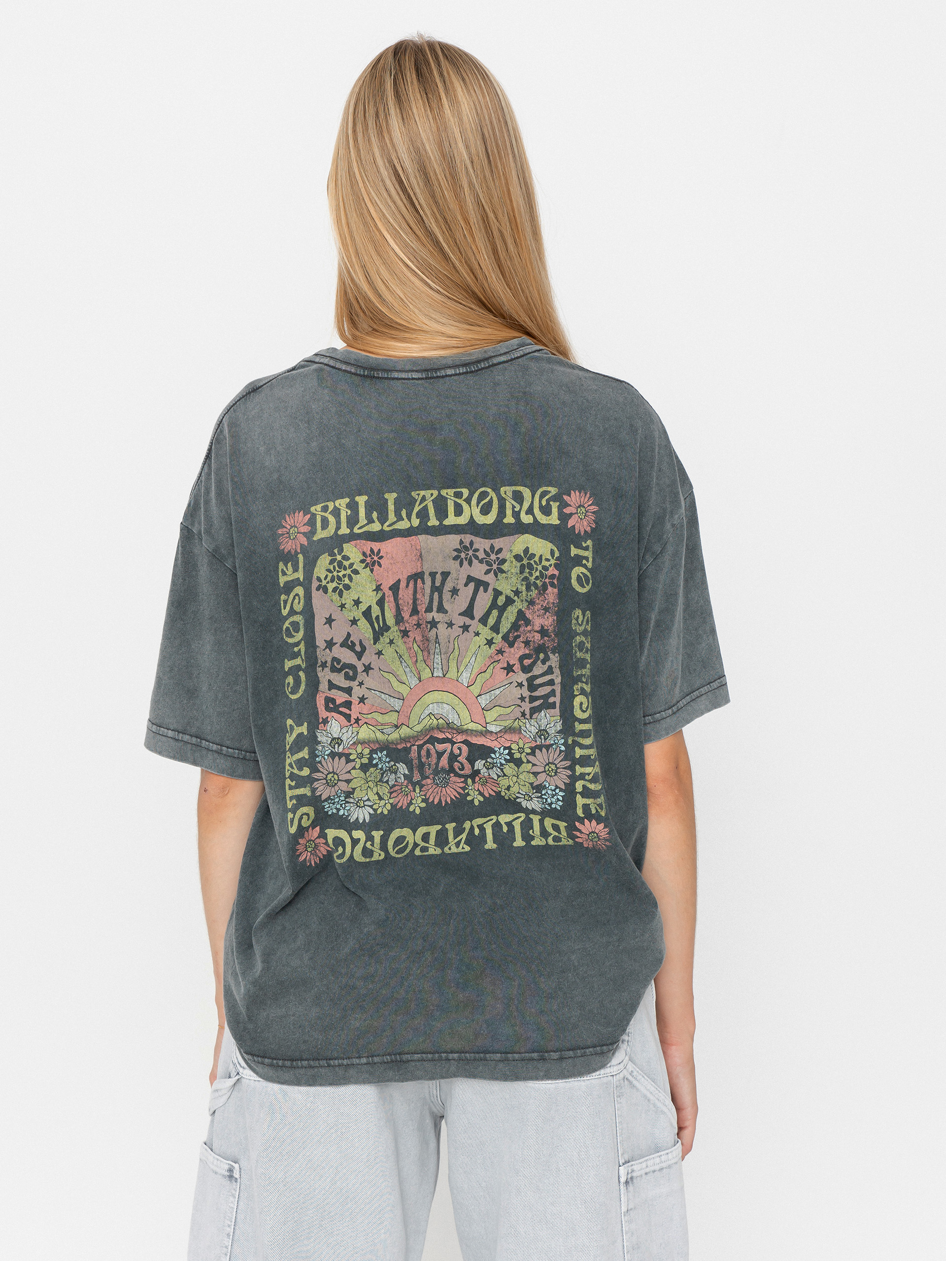 Billabong Out Until Dawn Wmn Póló (off black)
