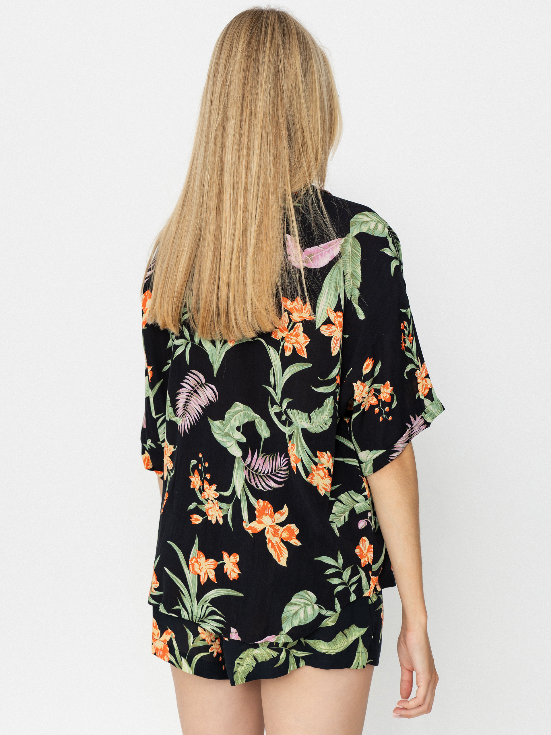 Roxy Beach Nostalgia Crinkle Ing Wmn (anthracite island escape)