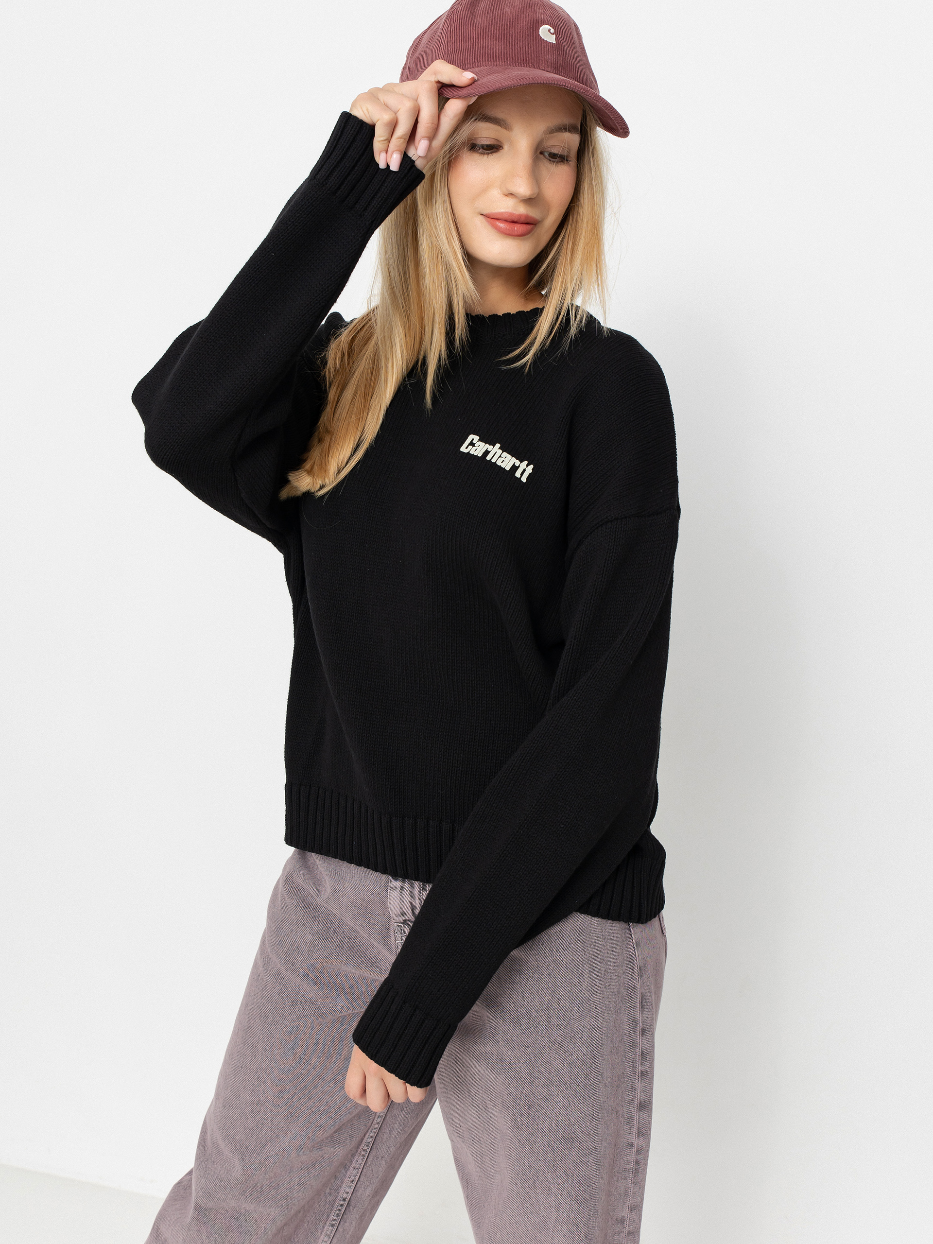 Carhartt WIP Growth Wmn Pulóver (black)