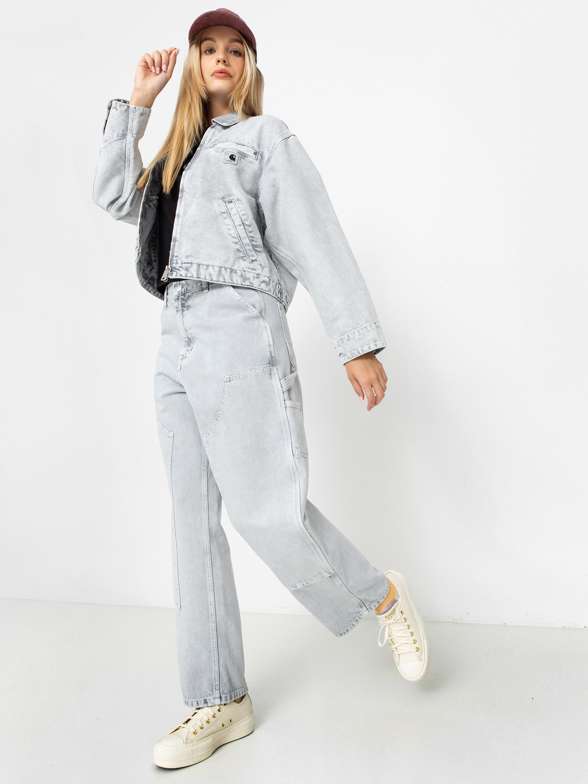 Carhartt WIP Emery Wmn Dzseki (black/black/chalk wash)