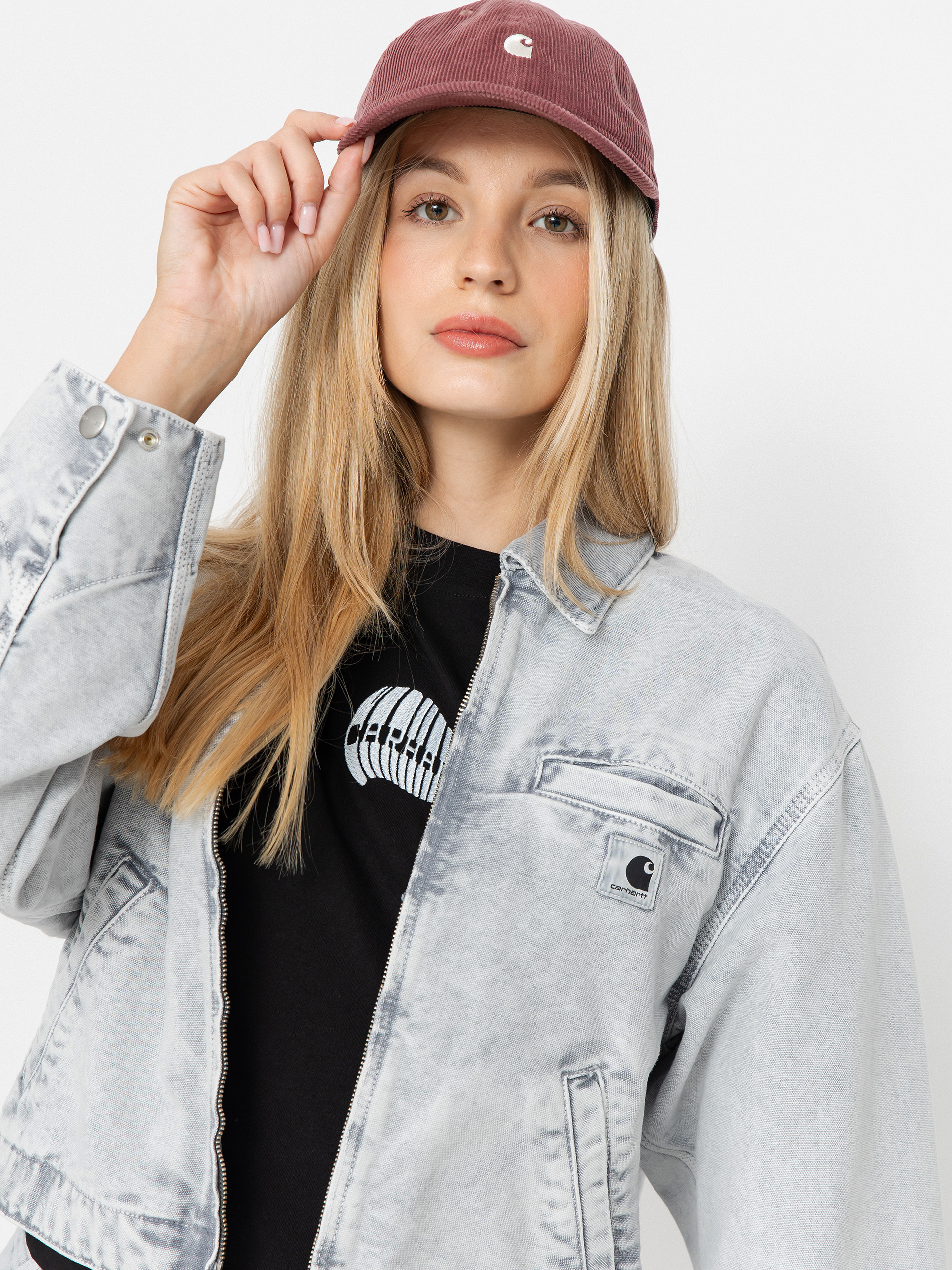 Carhartt WIP Emery Wmn Dzseki (black/black/chalk wash)