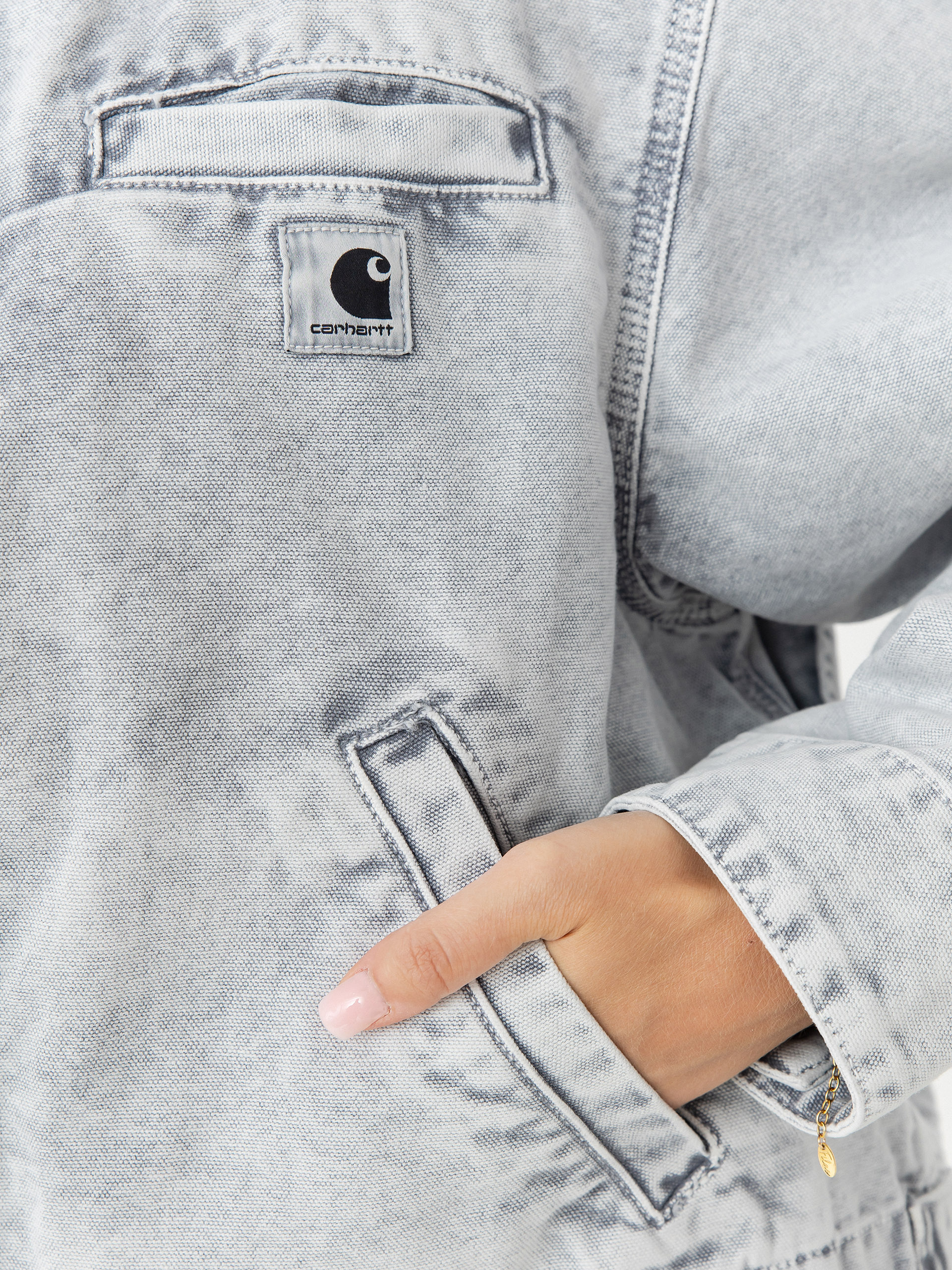 Carhartt WIP Emery Wmn Dzseki (black/black/chalk wash)