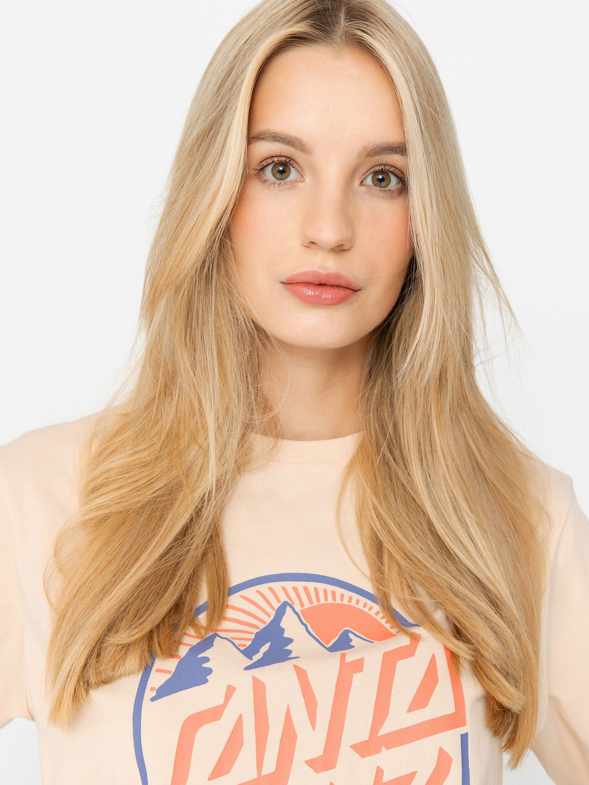 Santa Cruz Camp Retreat Front Wmn Póló (oat)