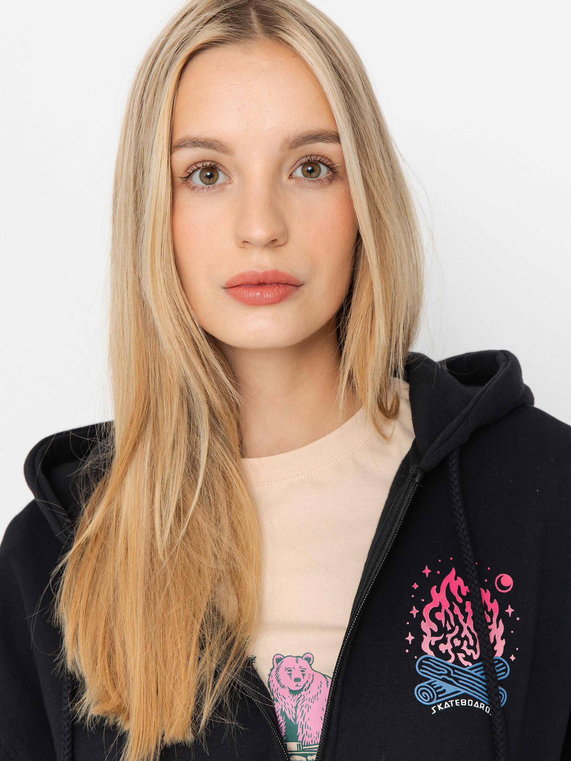 Santa Cruz Starry Campfire ZHD Wmn Kapucnis pulóver (black)