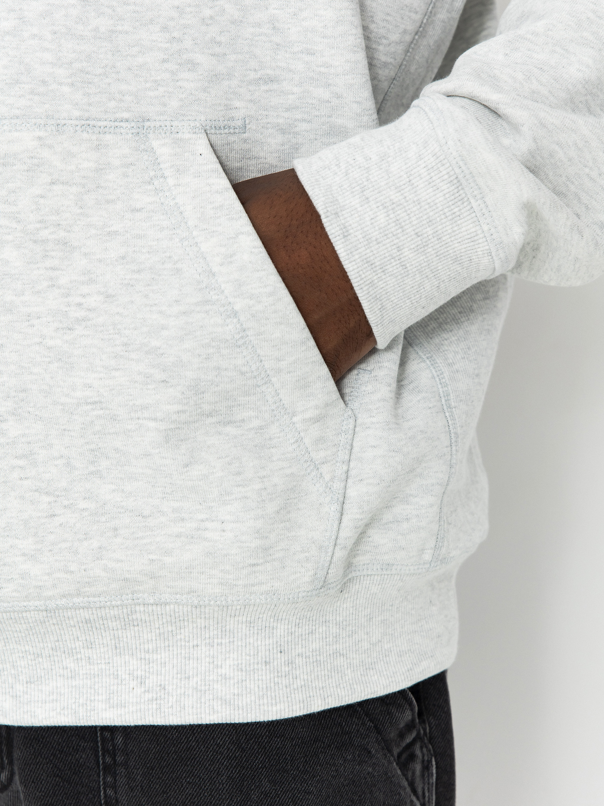 New Balance Atheltics French Terry HD Kapucnis pulóver (grey)