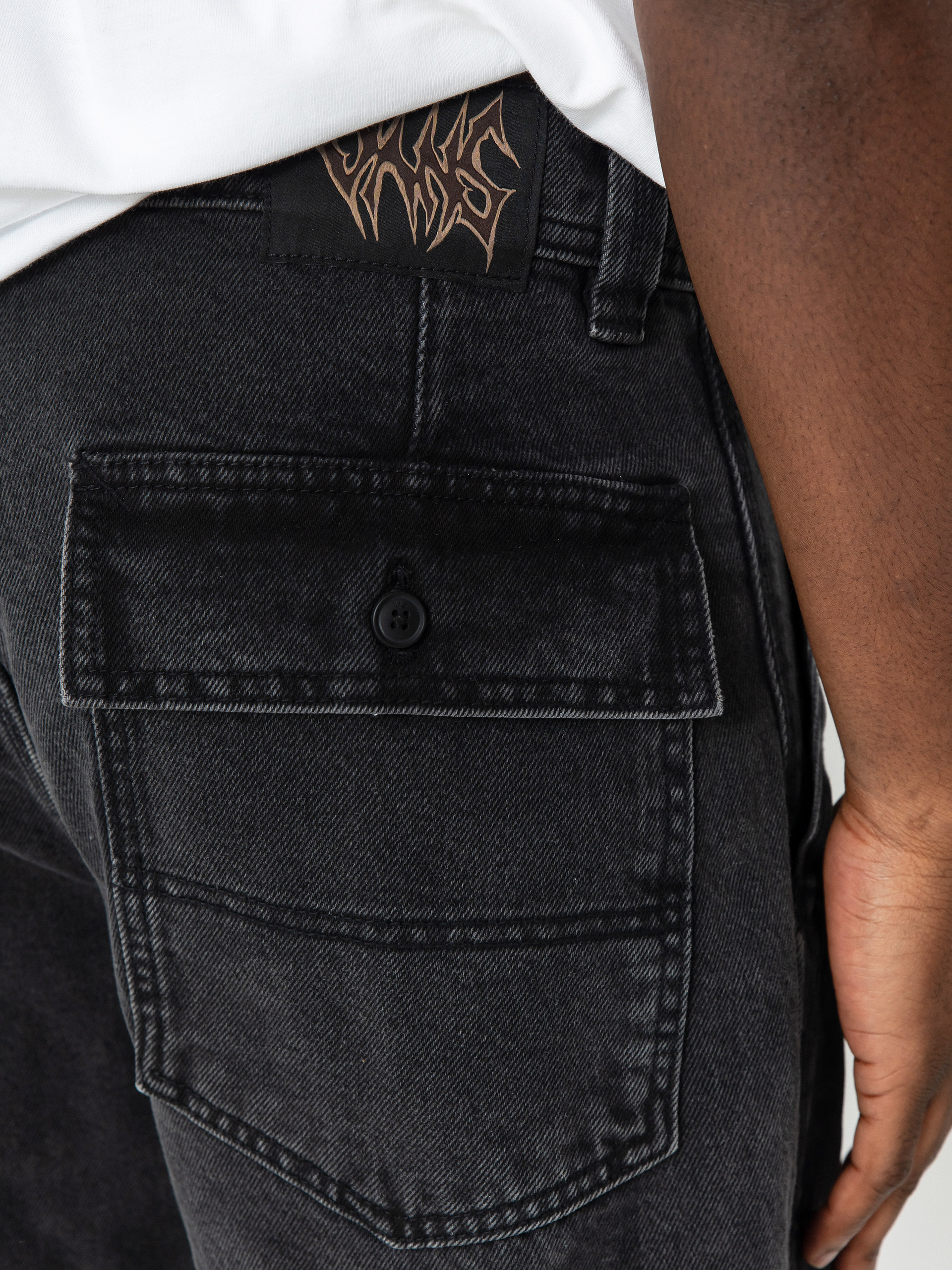 Vans Skate Loose Utility Denim Kisnadrág (pirate black)