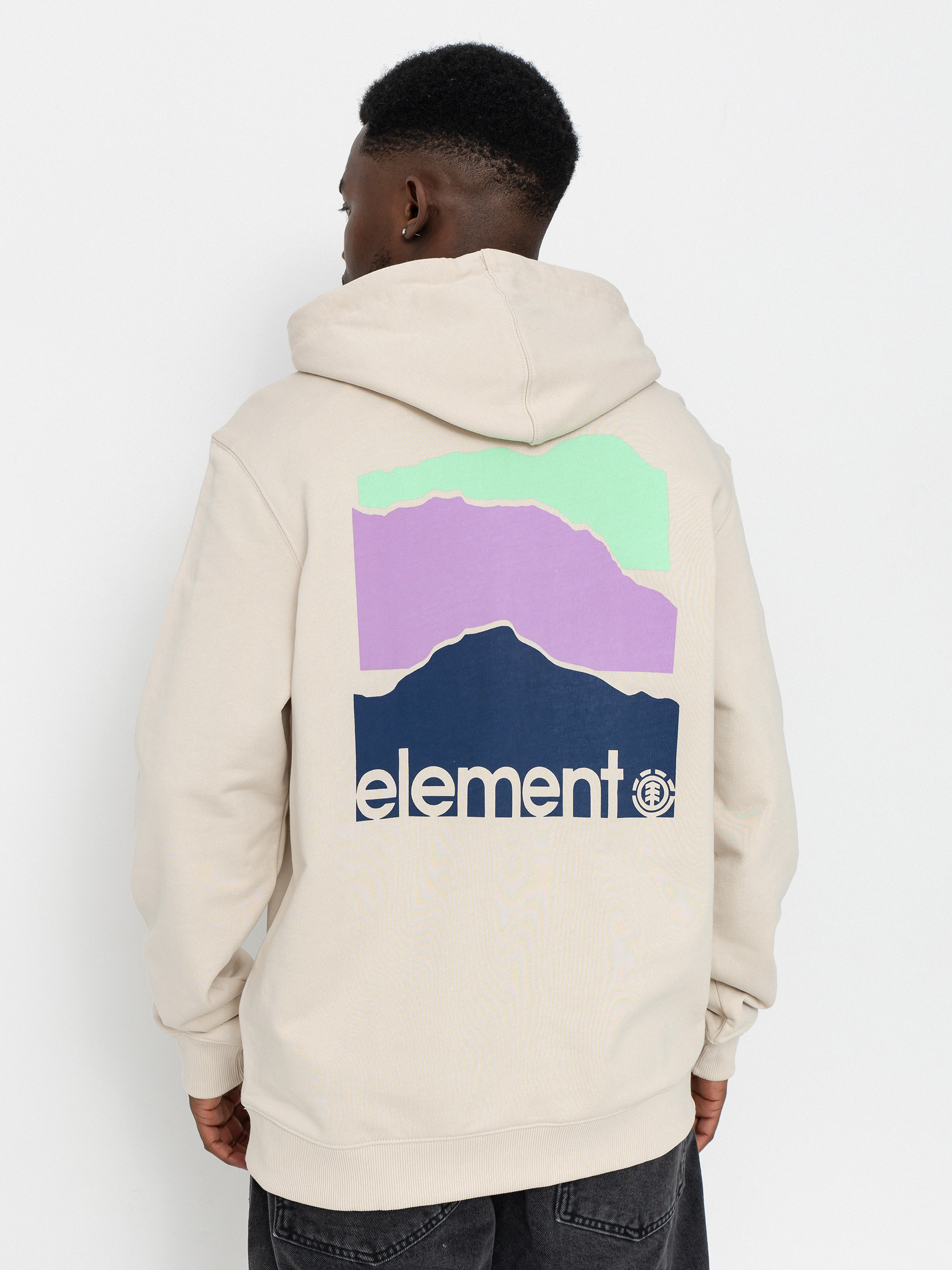 Element 3 Horizons HD Kapucnis pulóver (oat milk)
