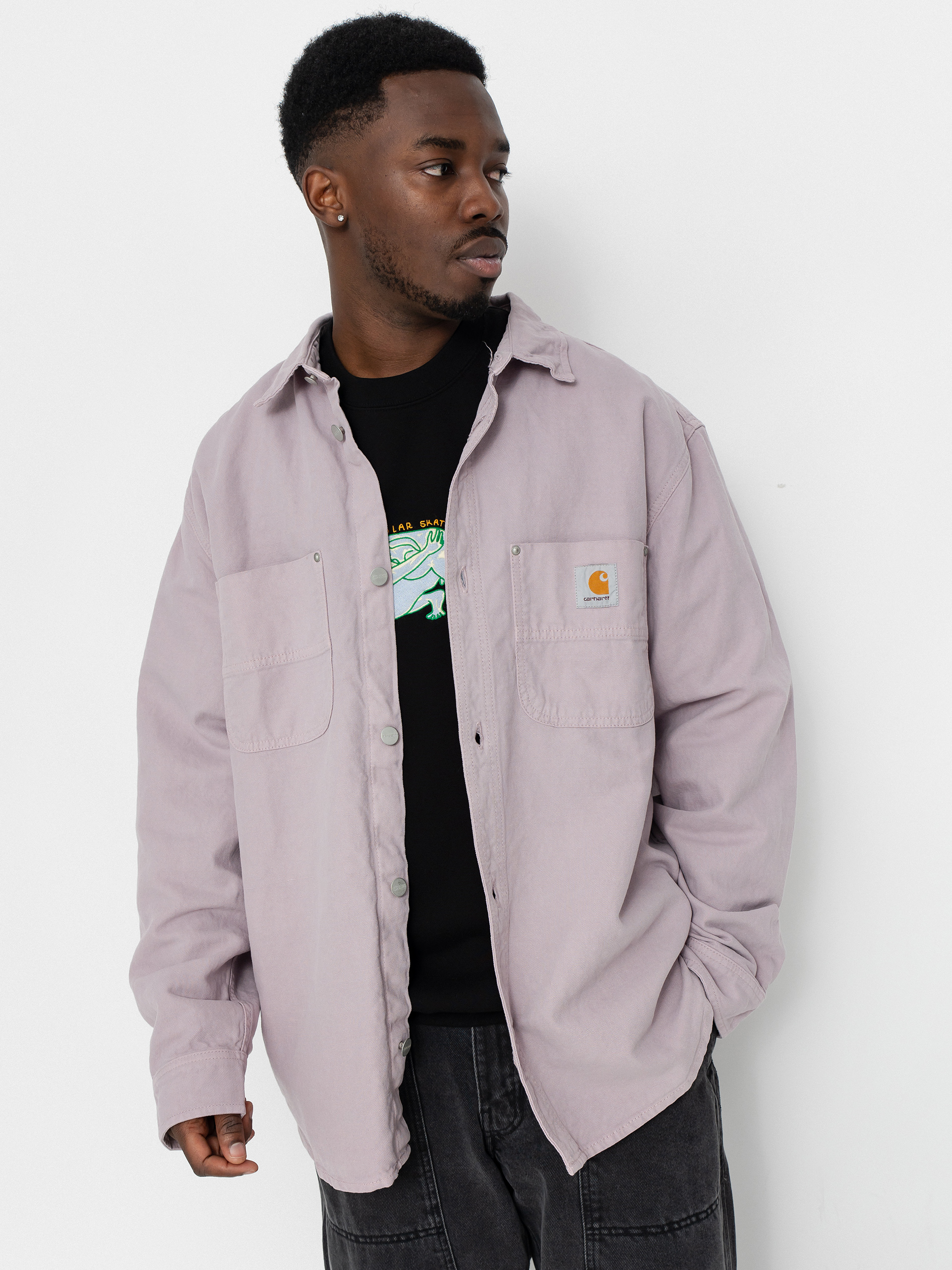Carhartt WIP Walter Dzseki (pink fog/garment dyed)