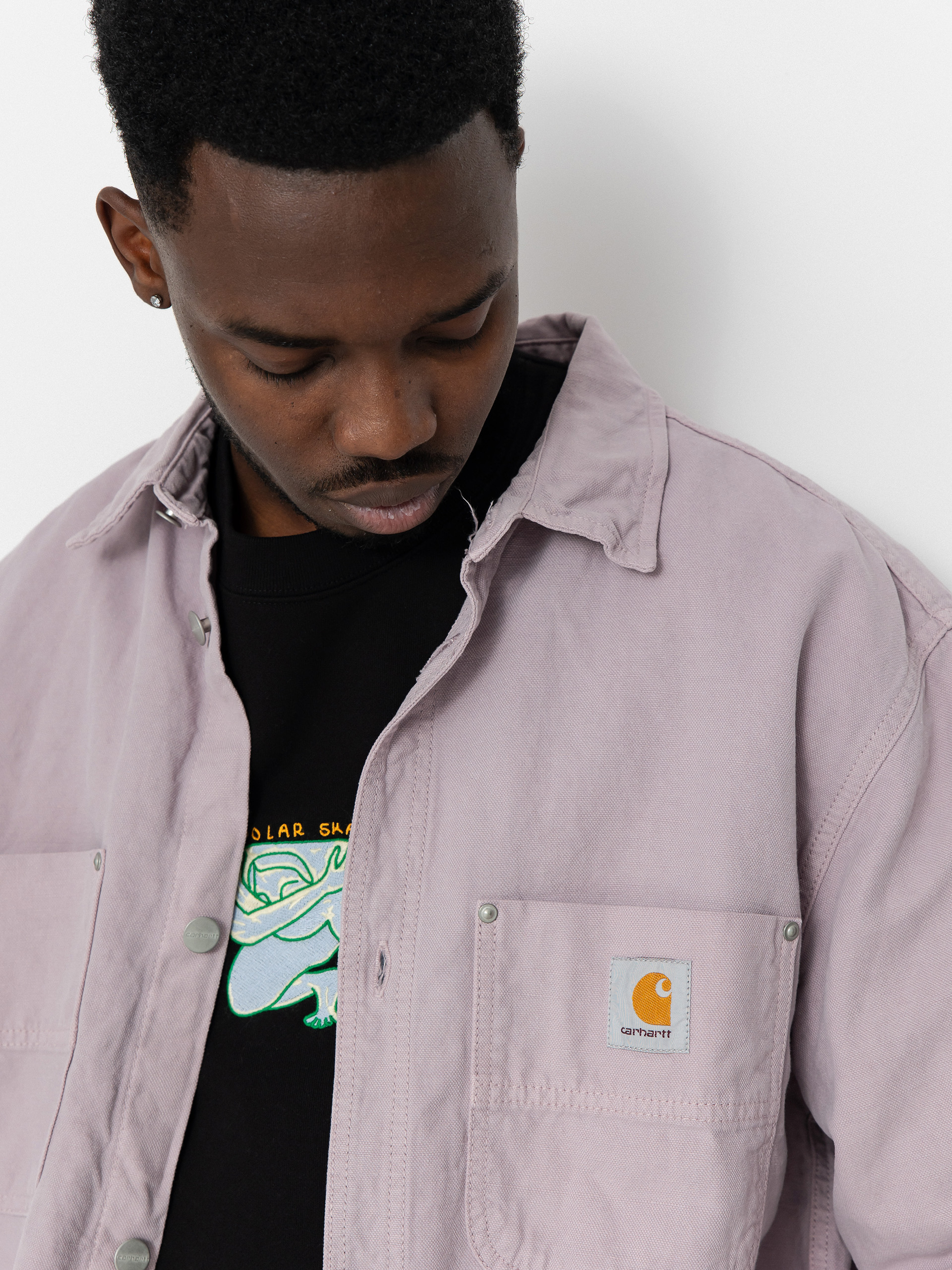 Carhartt WIP Walter Dzseki (pink fog/garment dyed)