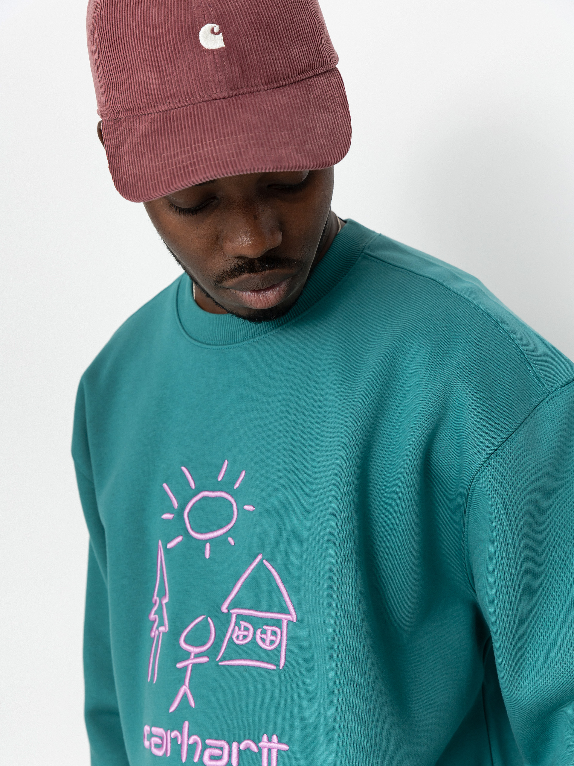 Carhartt WIP Masterpiece Pulóver (saguaro/pink)