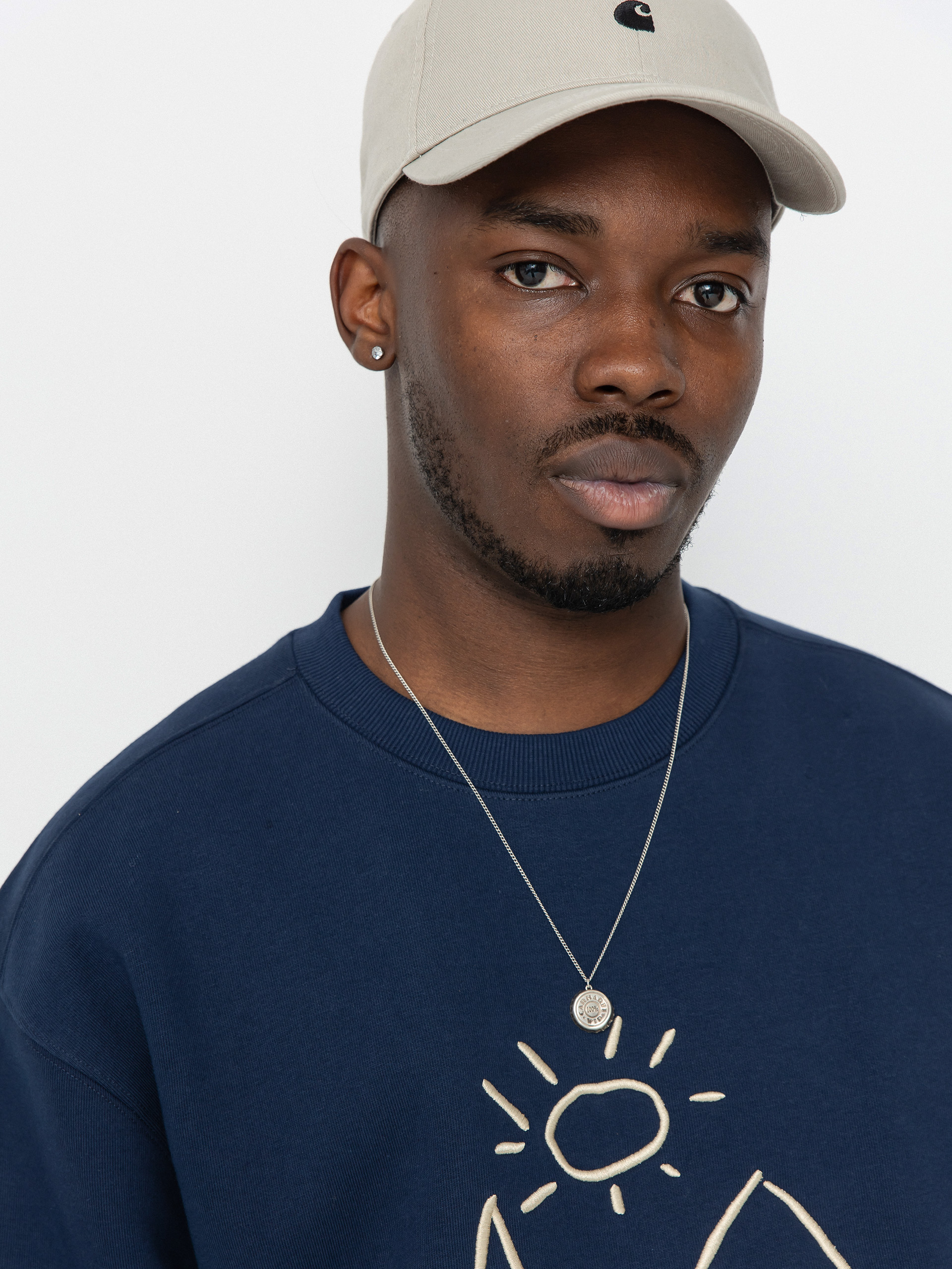 Carhartt WIP Masterpiece Pulóver (air force blue/dusty h brown)