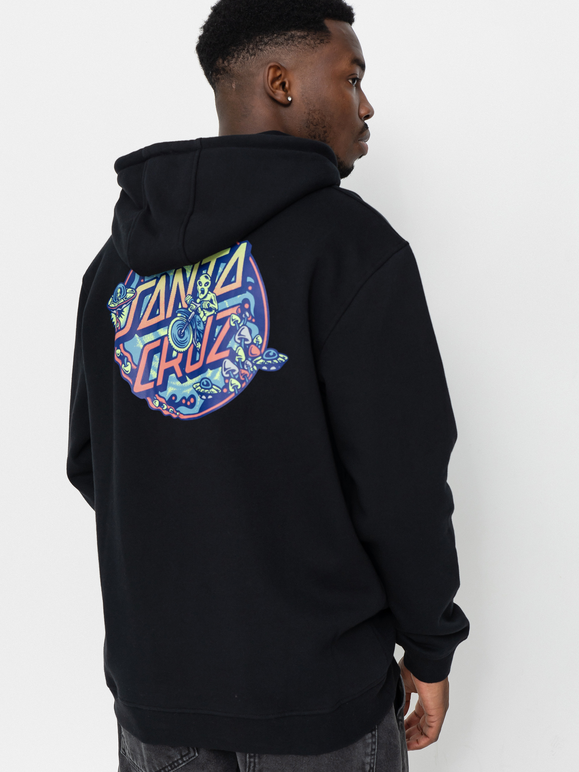 Santa Cruz Winkowski Dope Planet 2 Centre HD Kapucnis pulóver (black)