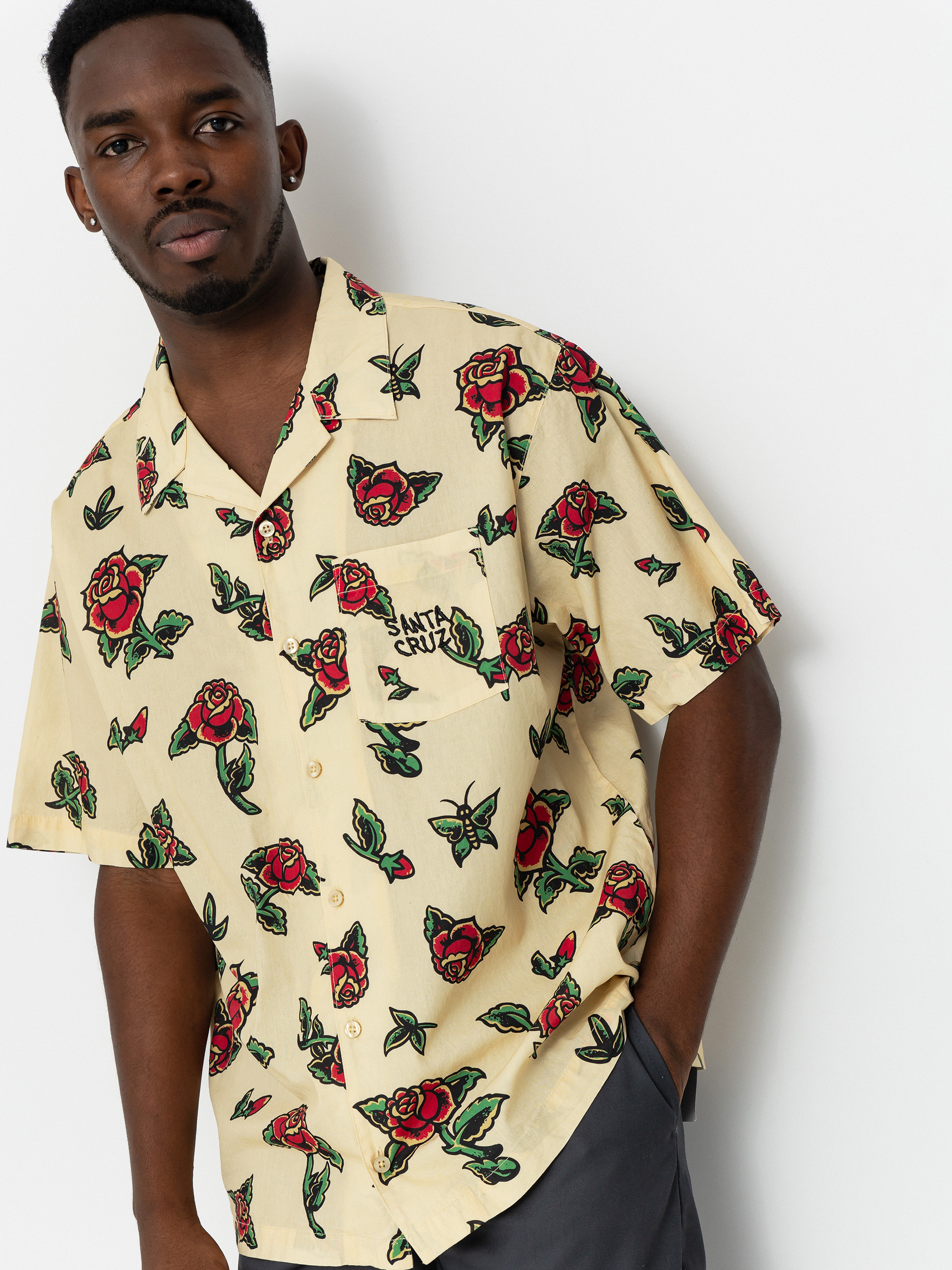 Santa Cruz Flash Roses Shirt Ing