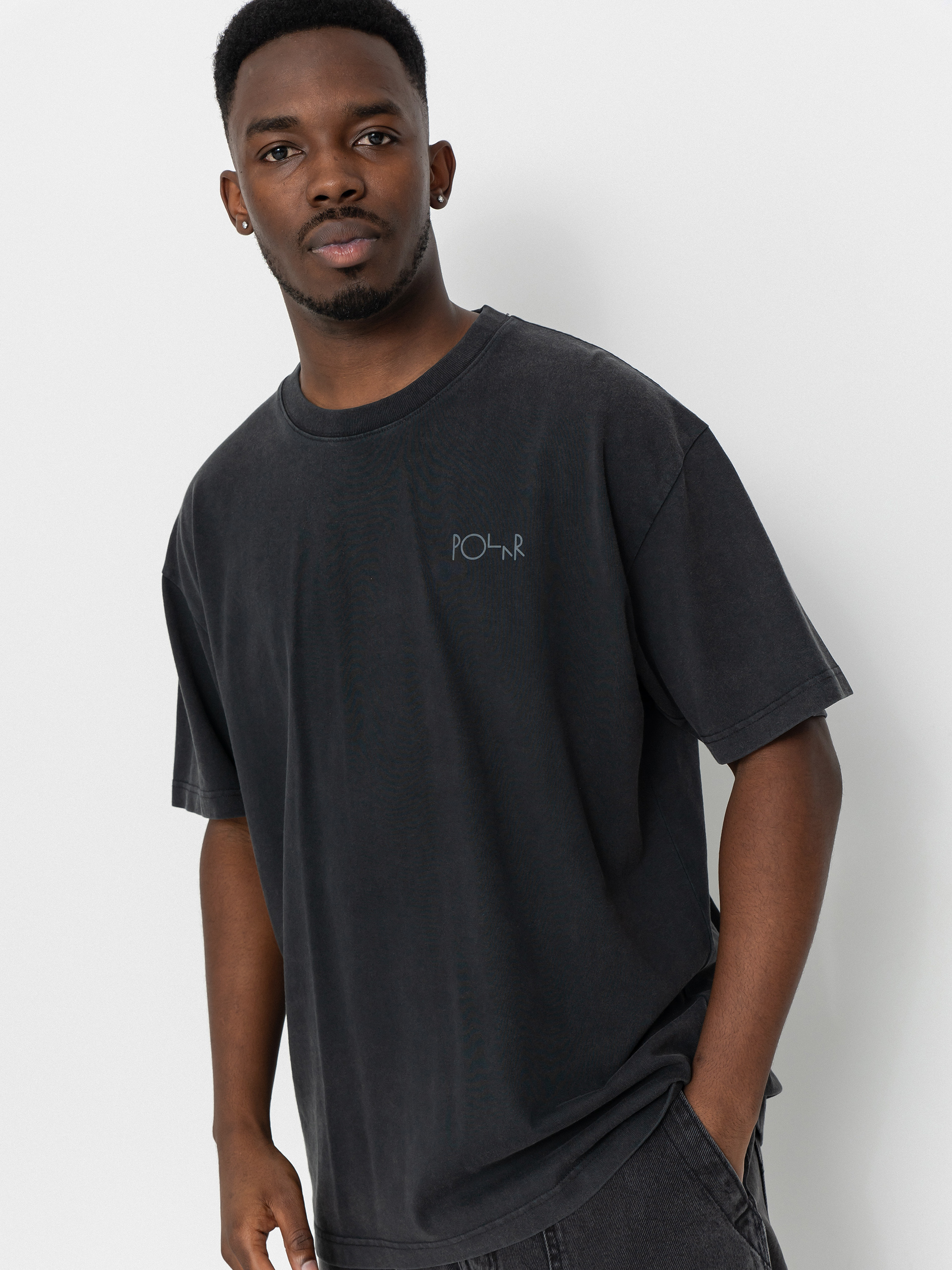 Polar Skate Horse Hand Póló (silver black)