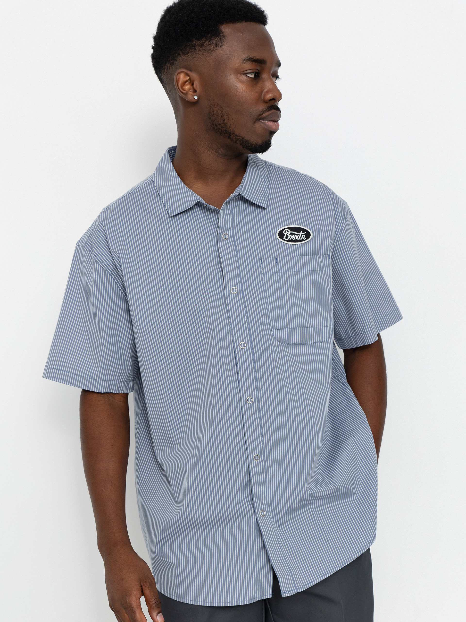 Brixton Builders Auto Ing (twilight blue/white stripe)