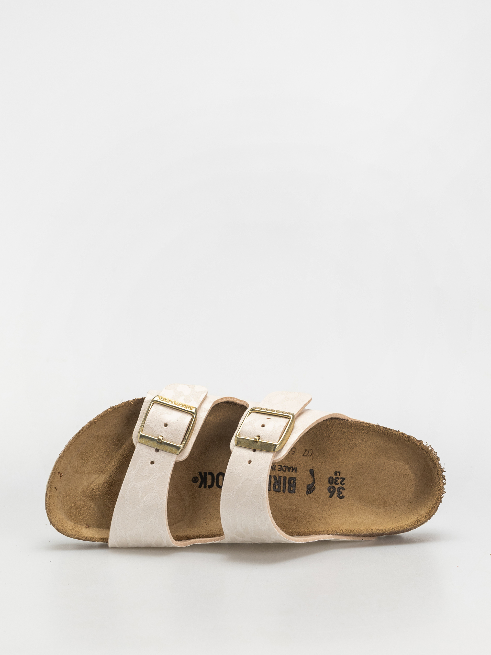 Birkenstock Arizona Synthetics Narrow Wmn Flip-flop papucsok (leo eggshell)