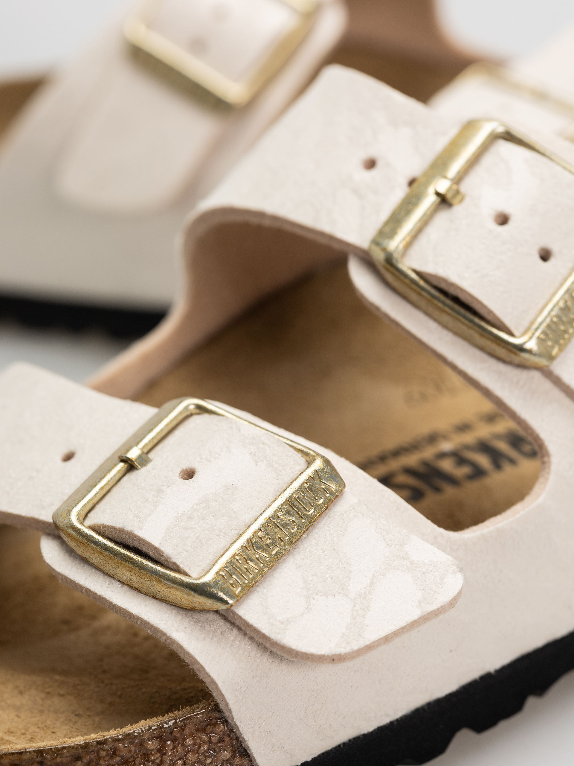 Birkenstock Arizona Synthetics Narrow Wmn Flip-flop papucsok (leo eggshell)