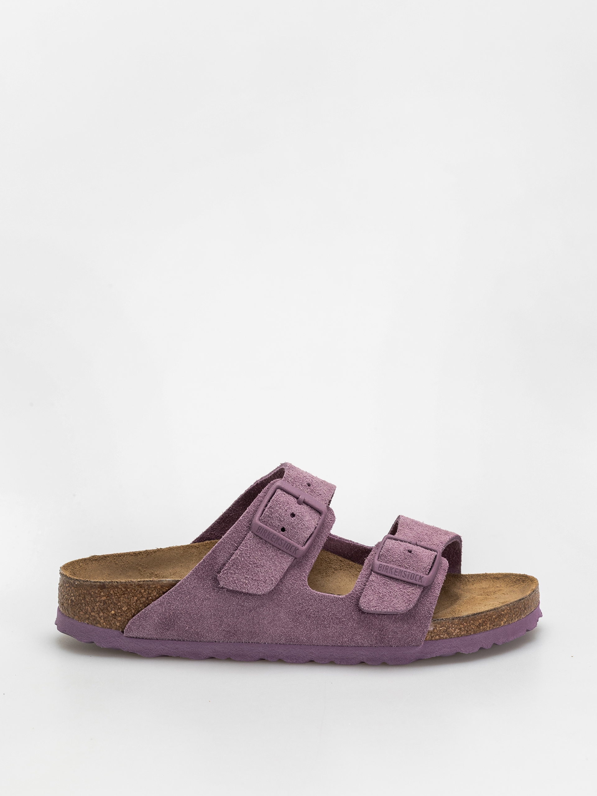 Birkenstock Arizona Suede Leather Narrow Wmn Flip-flop papucsok (mauve)