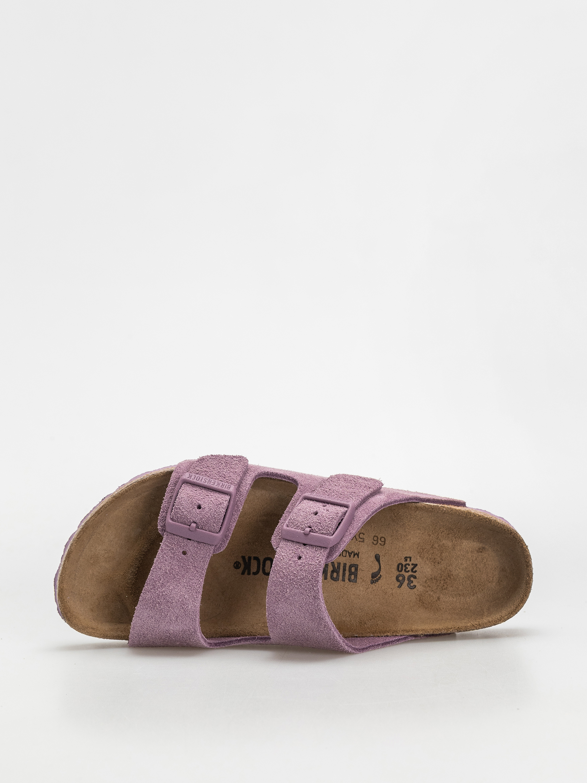 Birkenstock Arizona Suede Leather Narrow Wmn Flip-flop papucsok (mauve)