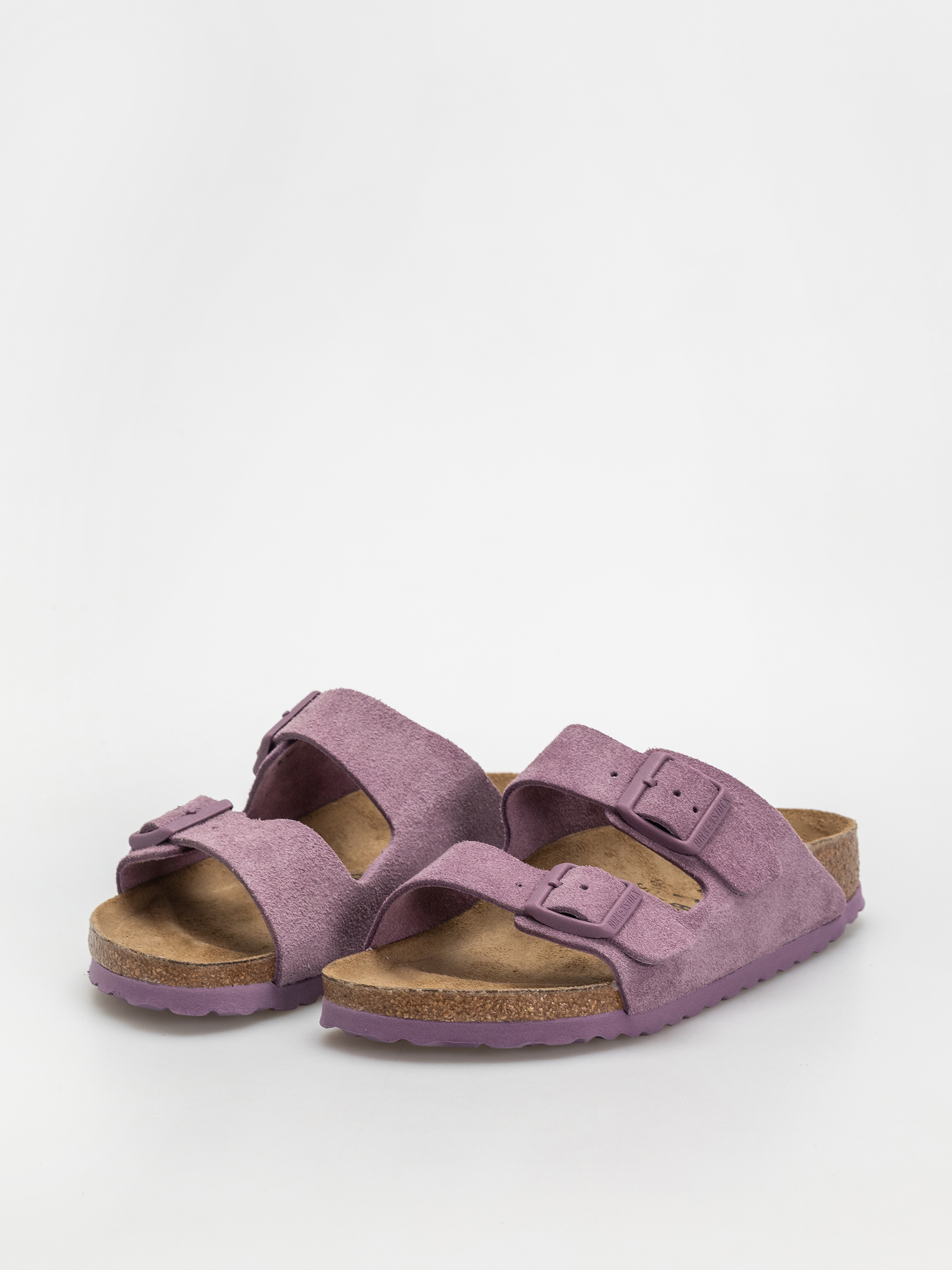 Birkenstock Arizona Suede Leather Narrow Wmn Flip-flop papucsok (mauve)