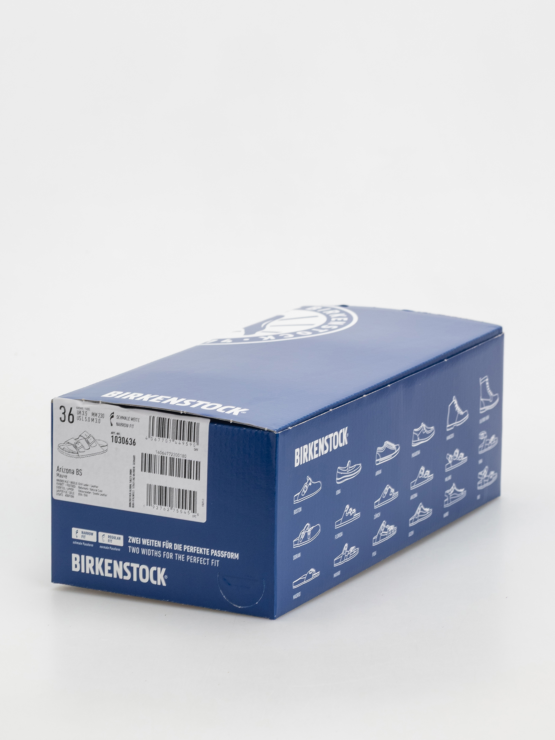 Birkenstock Arizona Suede Leather Narrow Wmn Flip-flop papucsok (mauve)