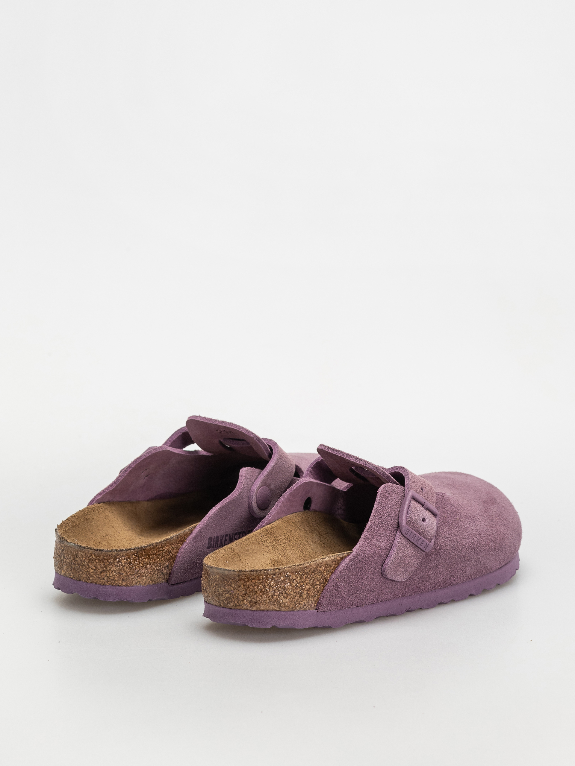 Birkenstock Boston Suede Leather Narrow Wmn Flip-flop papucsok (mauve)