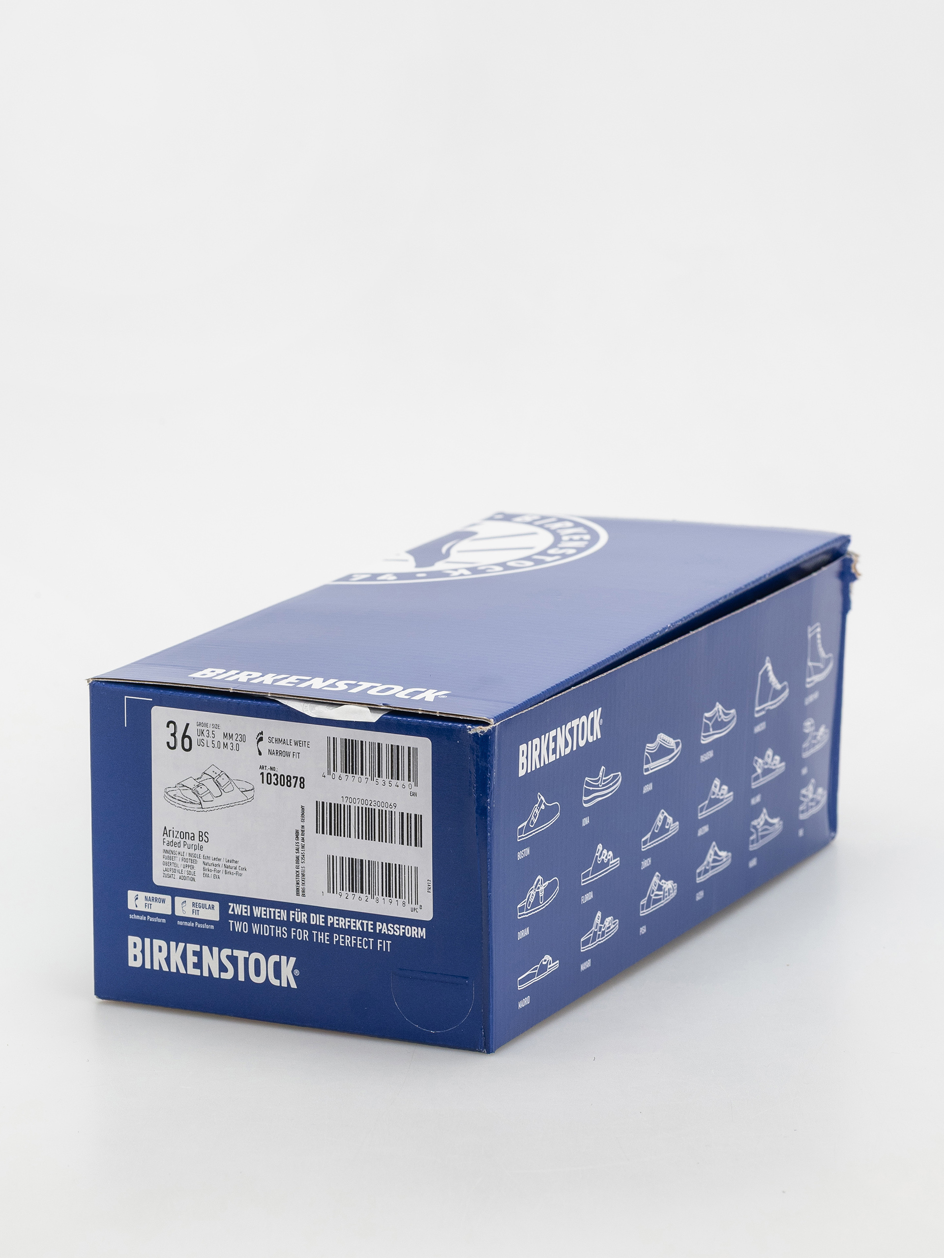 Birkenstock Arizona Briko Flor Narrow Wmn Flip-flop papucsok (faded purple)