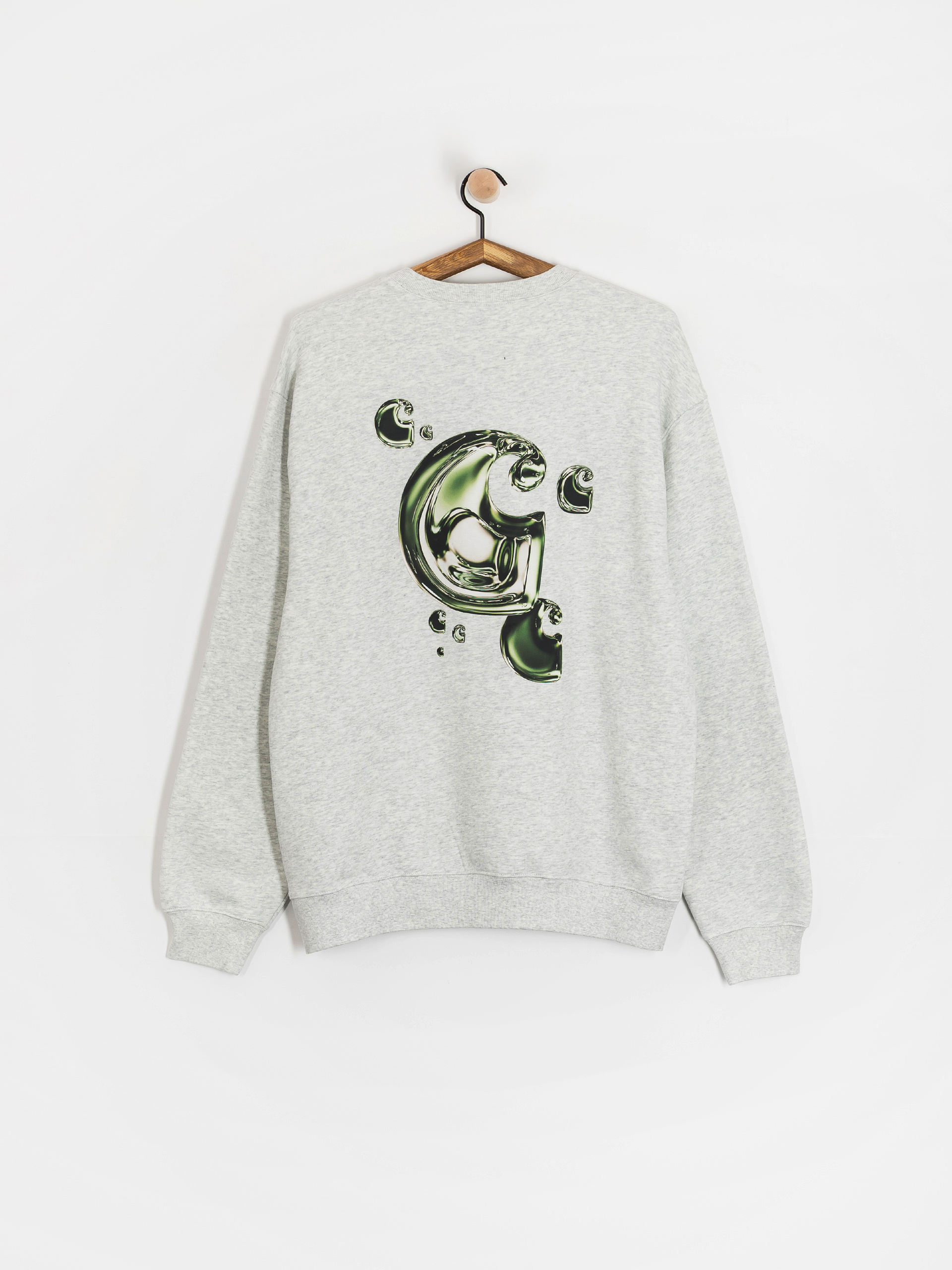 Carhartt WIP Solar Chrome Pulóver (ash heather)