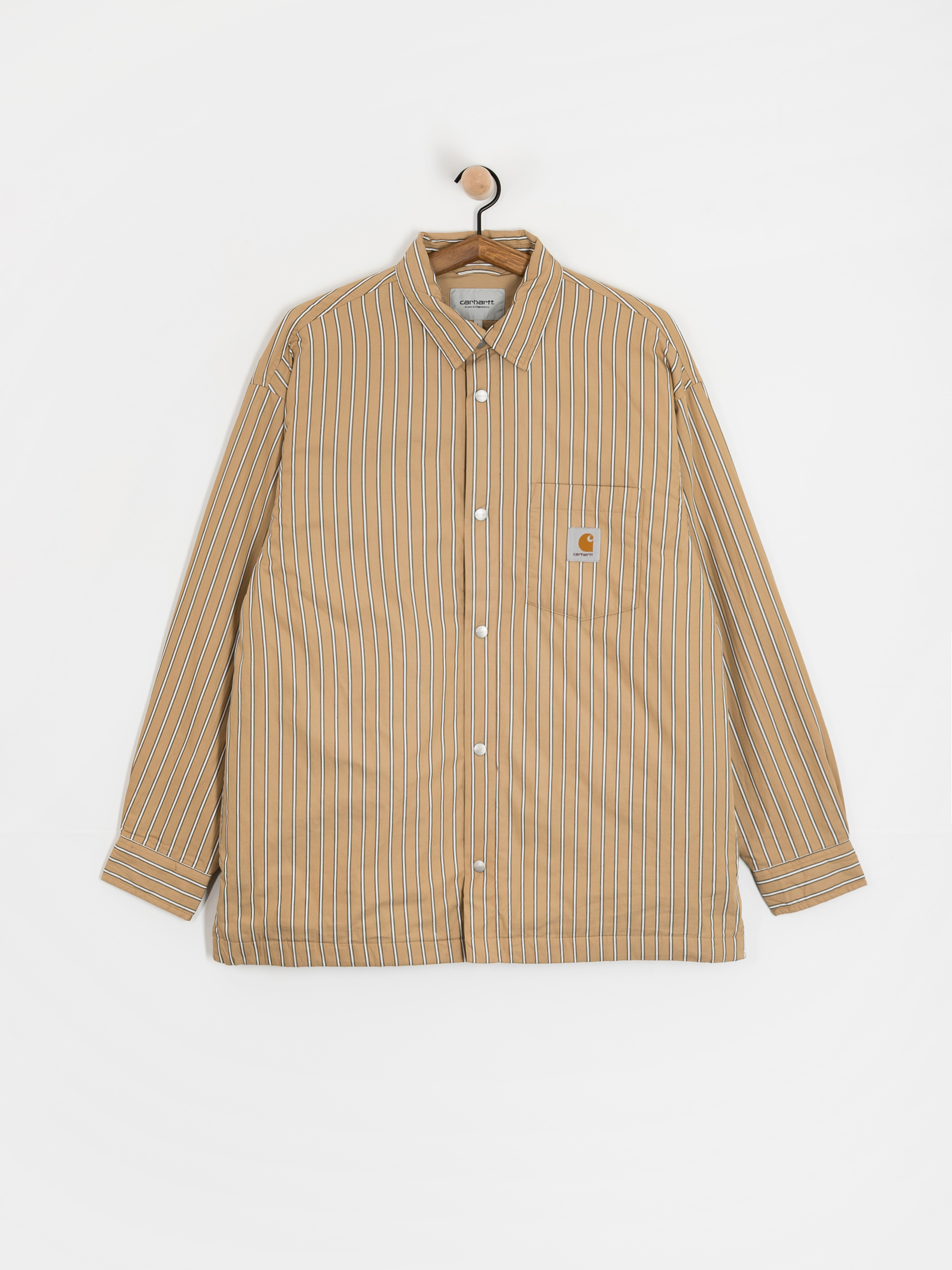 Carhartt WIP Grimsby Dzseki (grimsby stripe/dusty h brown)