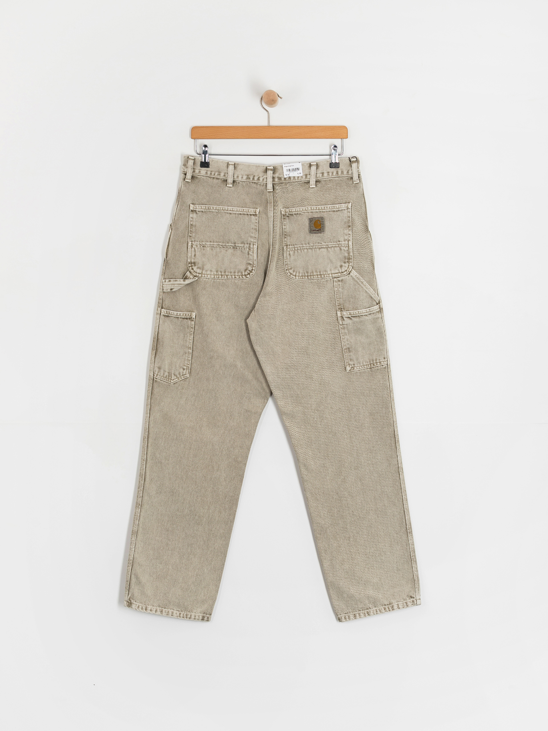 Carhartt WIP Single Knee Kisnadrág (opuntia/chalk wash)