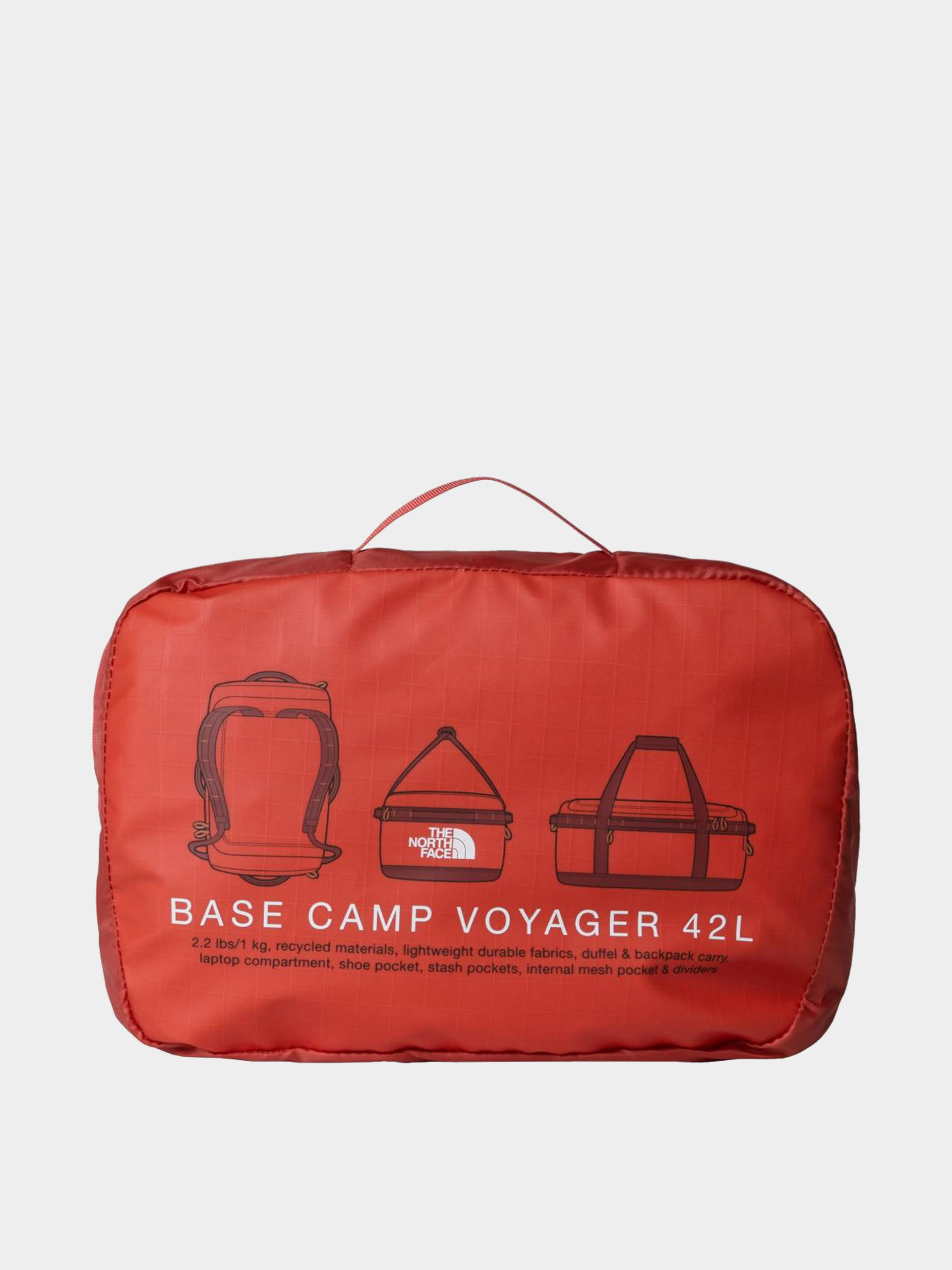 Táska The North Face Base Camp Voyager Duffel 42L (mars dust/sumac)