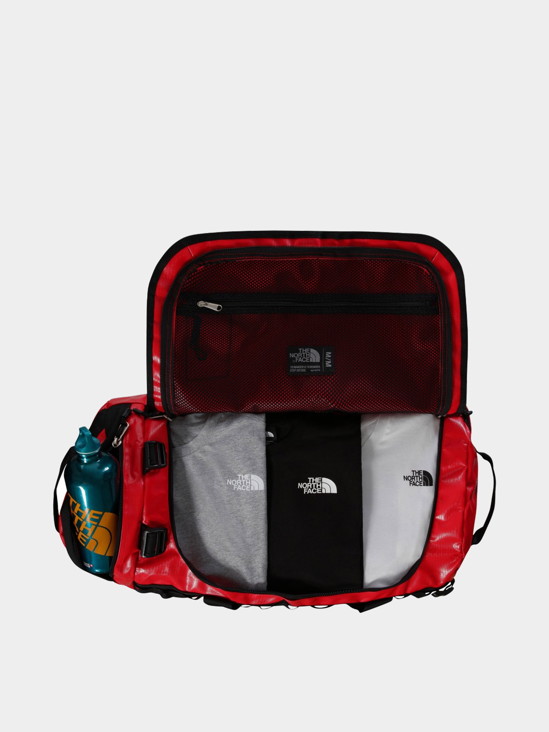 Táska The North Face Base Camp Duffel M (tnf red tnf black npf)