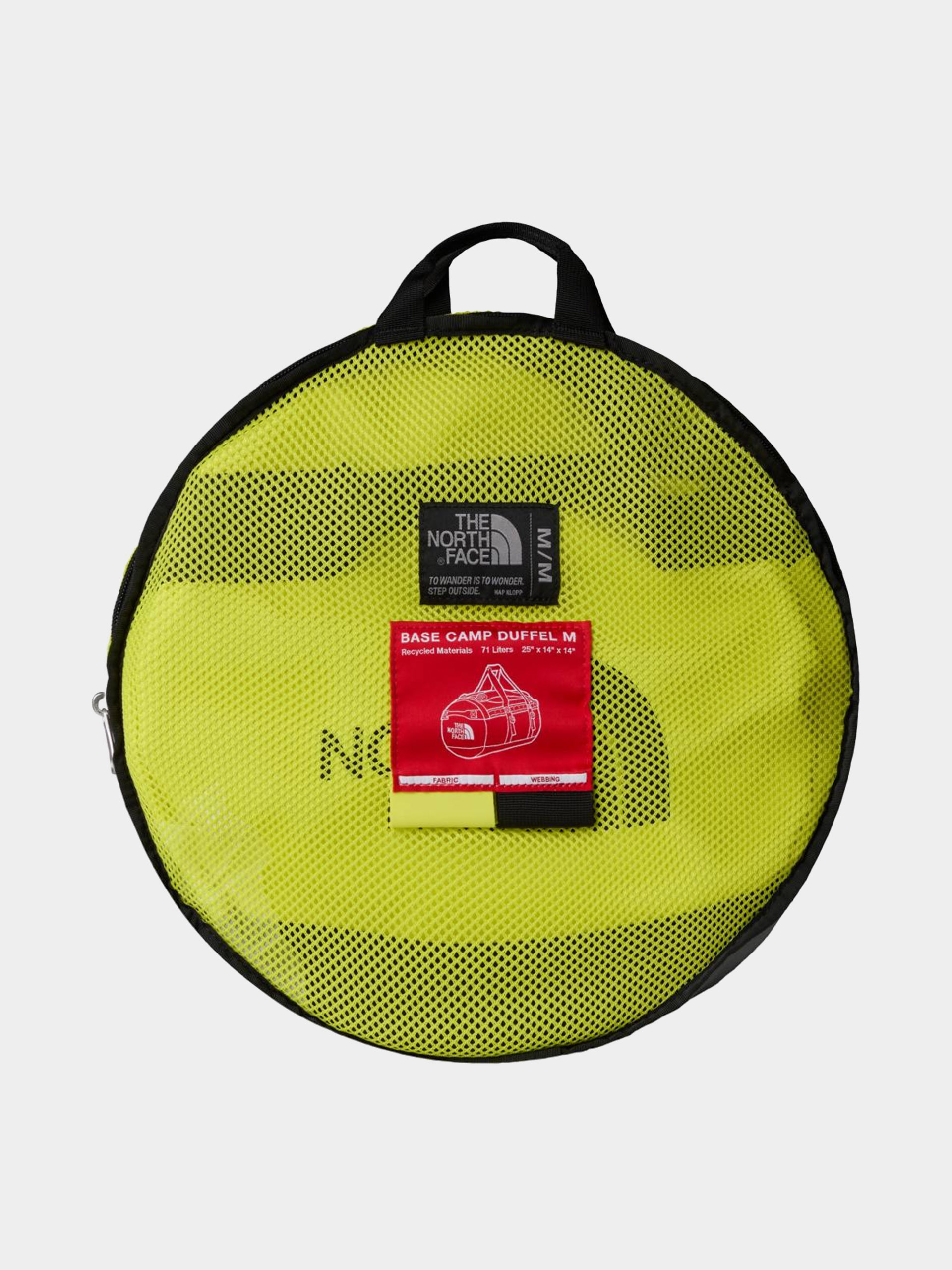 Táska The North Face Base Camp Duffel M (sulphurspringgn/tnfblack)