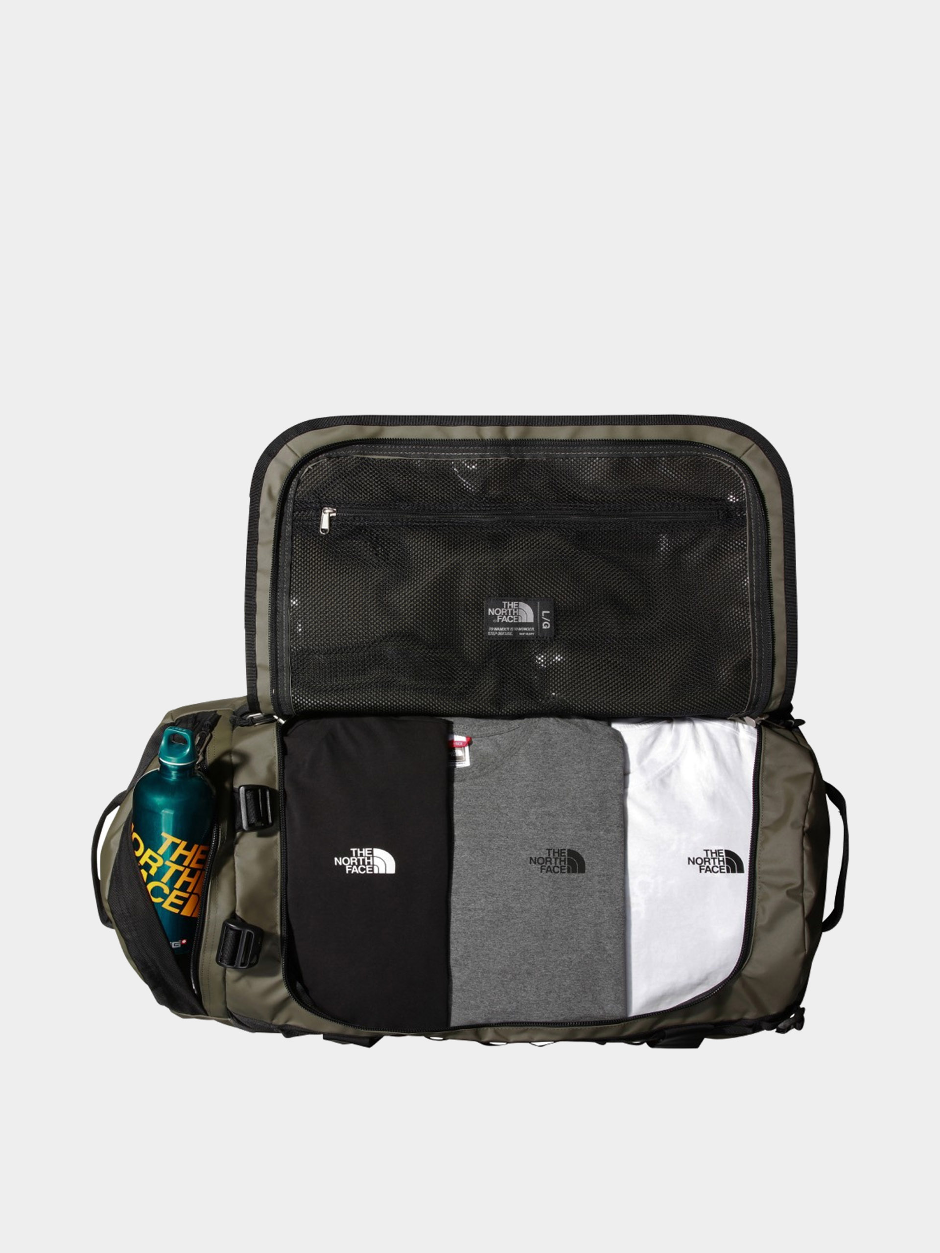 Táska The North Face Base Camp Duffel L (new taupe green tnf bla)