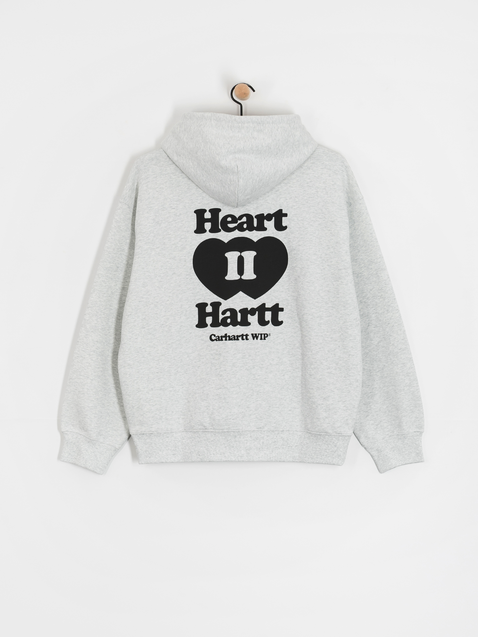Carhartt WIP Heart II Hartt ZHD Kapucnis pulóver (ash heather)
