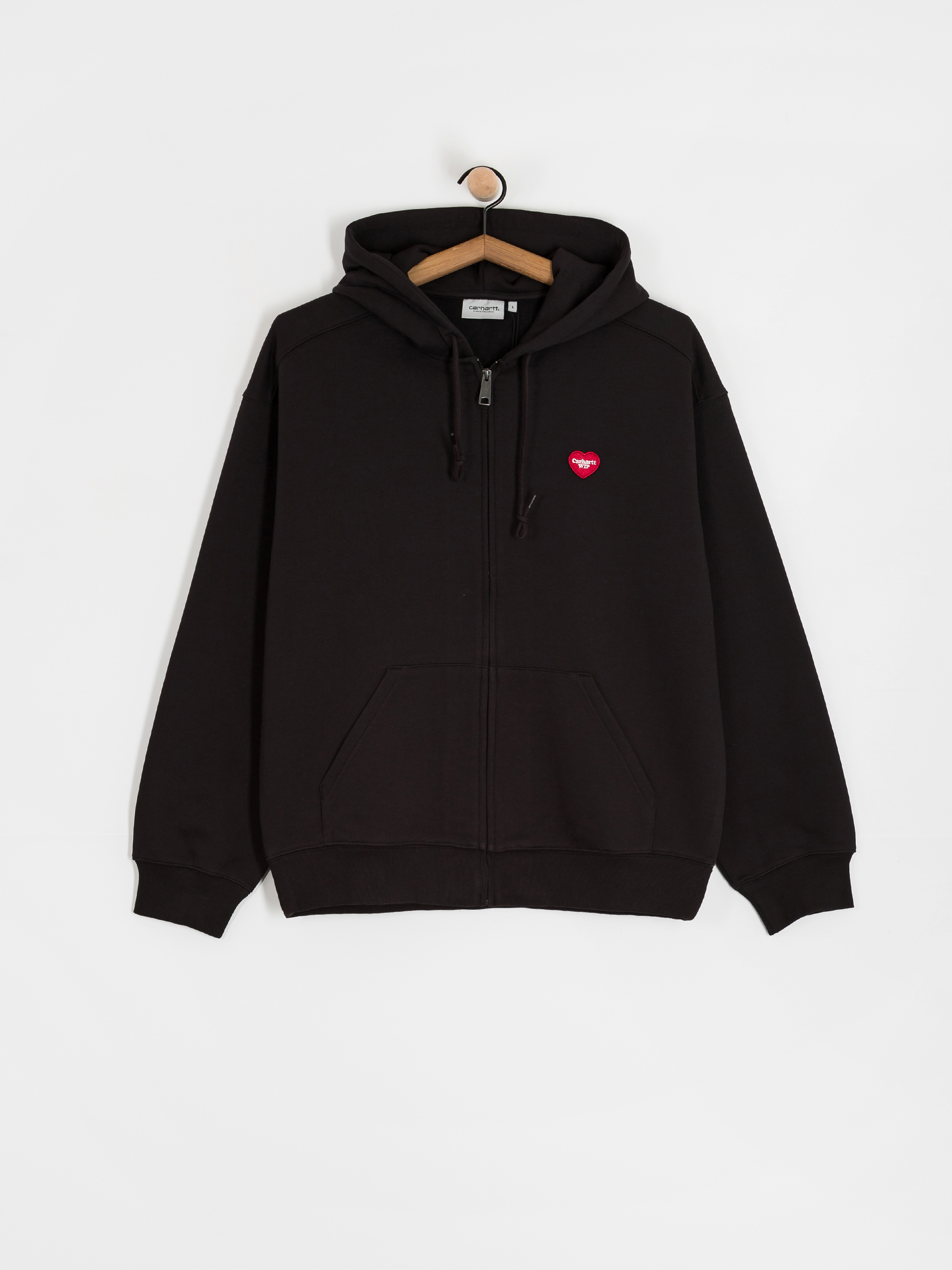 Carhartt WIP Heart II Hartt ZHD Kapucnis pulóver (black)