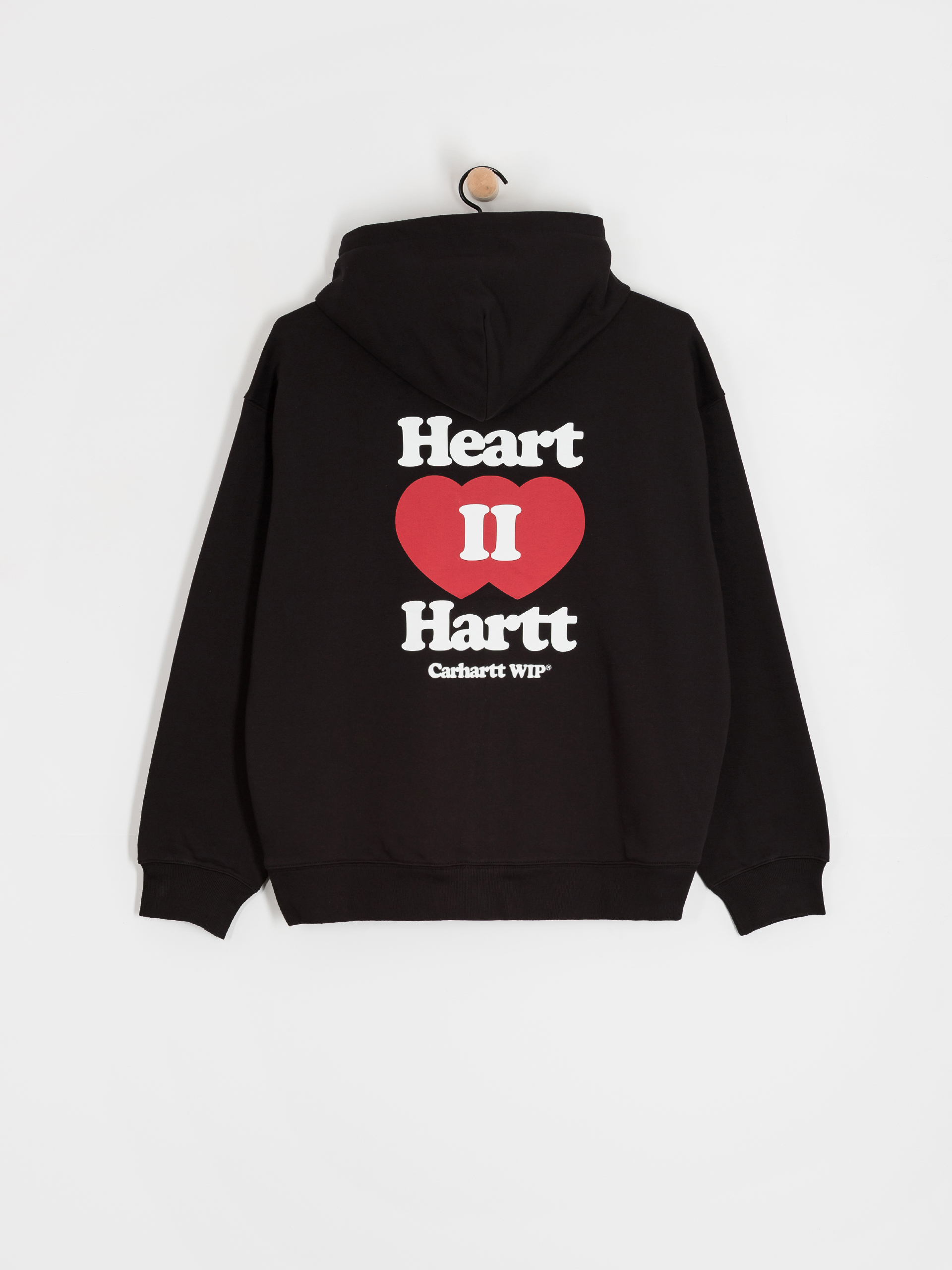Carhartt WIP Heart II Hartt ZHD Kapucnis pulóver (black)