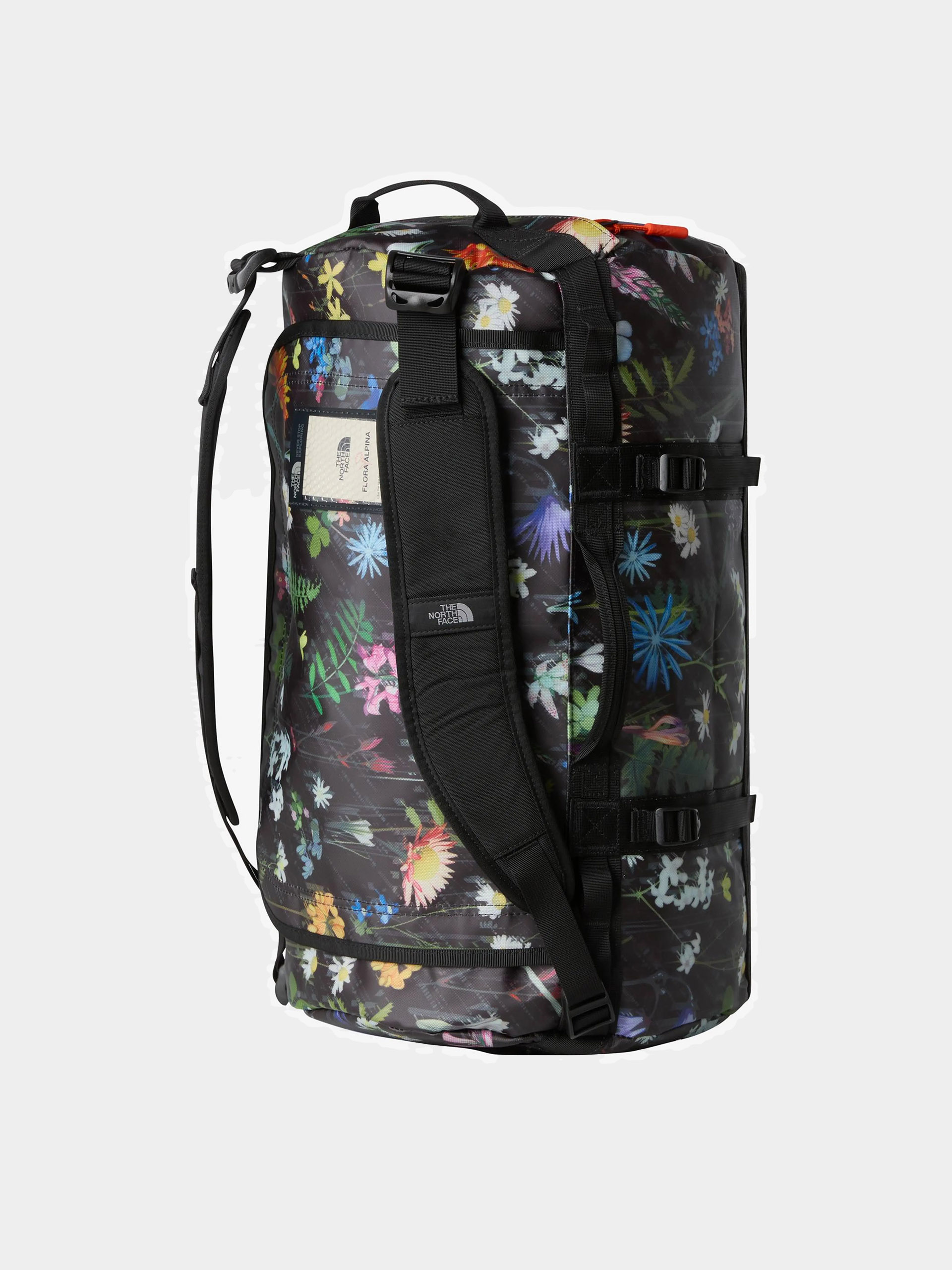 Táska The North Face Base Camp Duffel S (tnf black alpine floral)