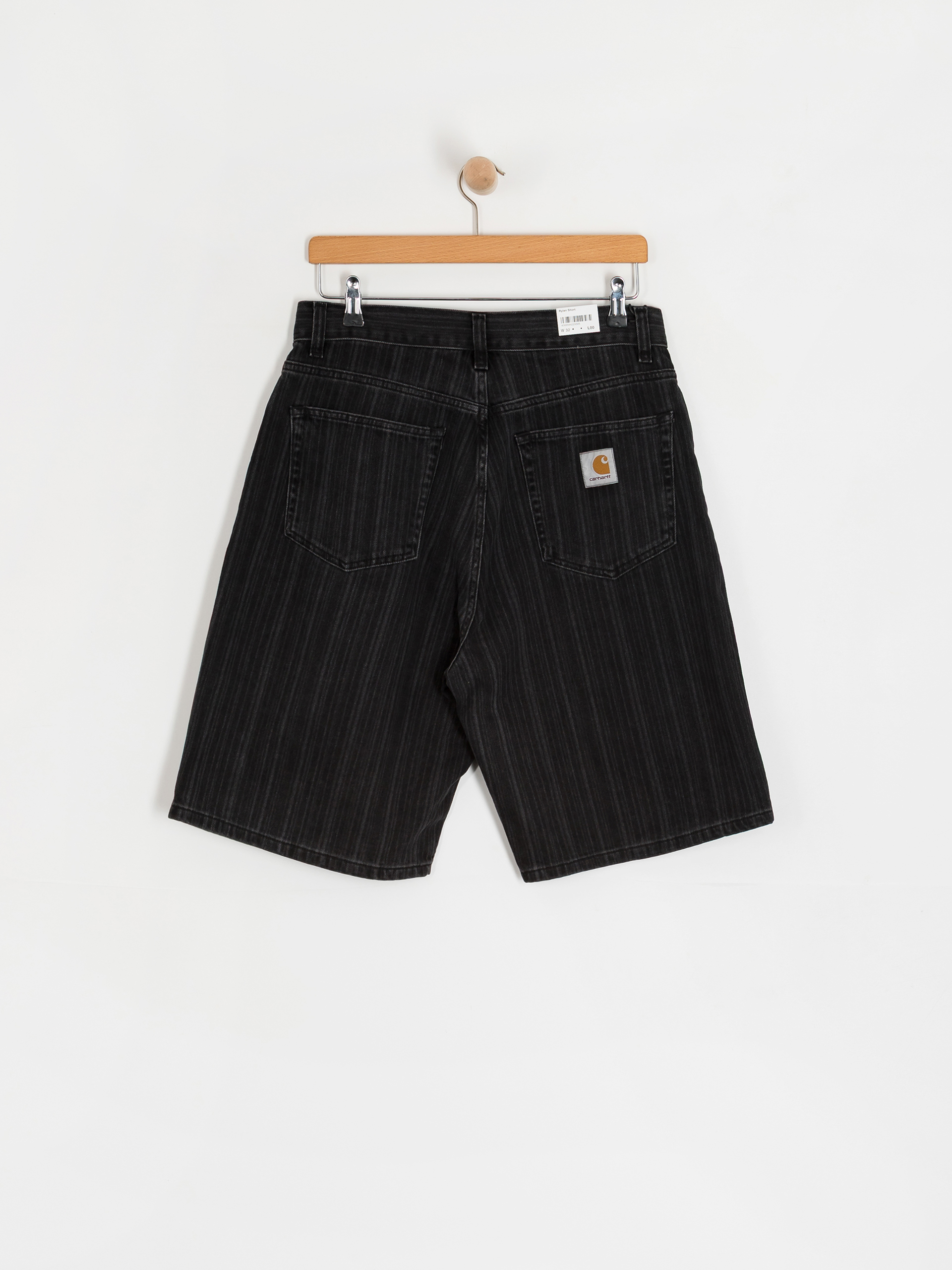 Rövidnadrág Carhartt WIP Rylan (rylan stripe/black/stone washed)