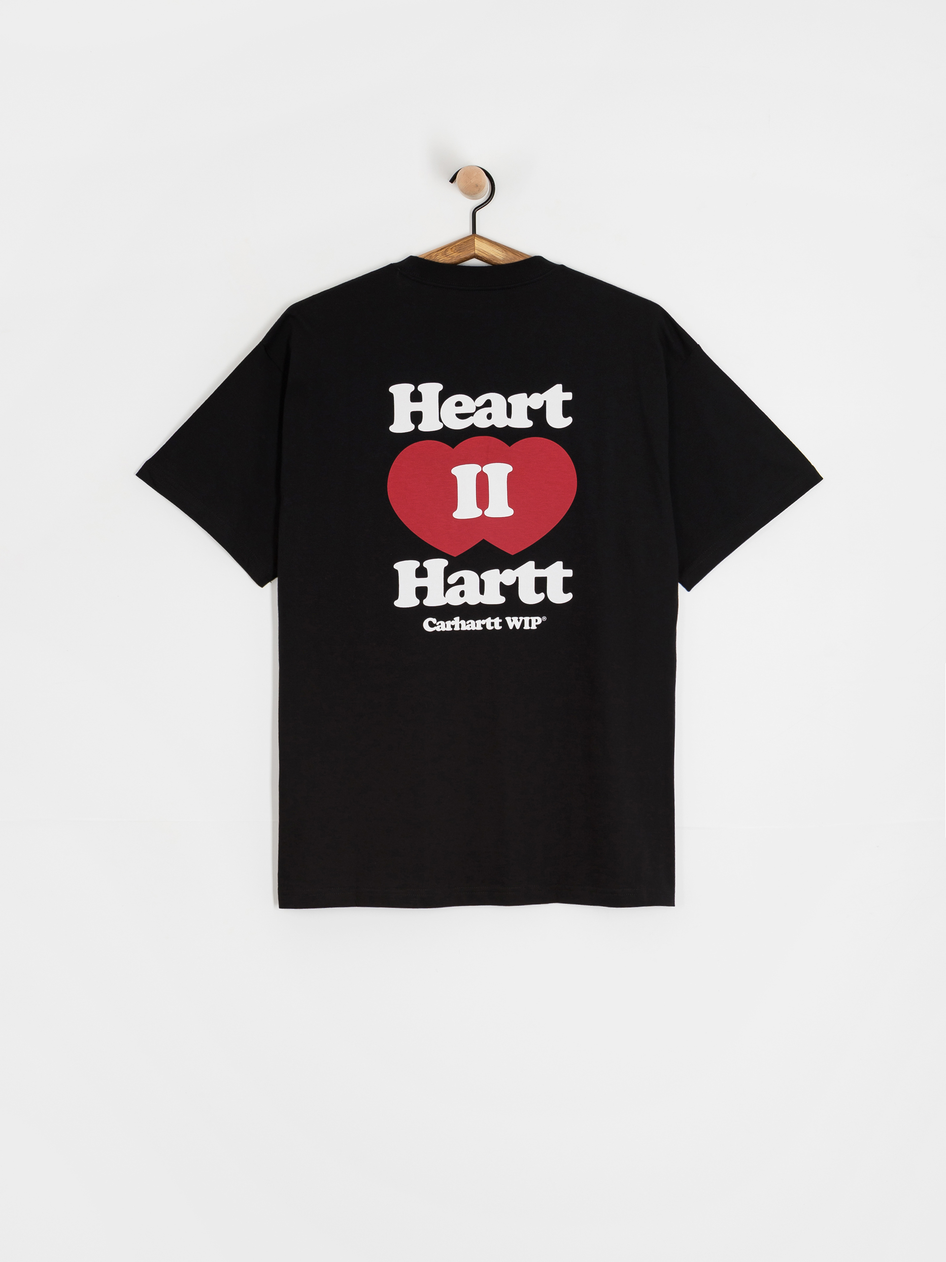Póló Carhartt WIP Heart II Hartt (black)