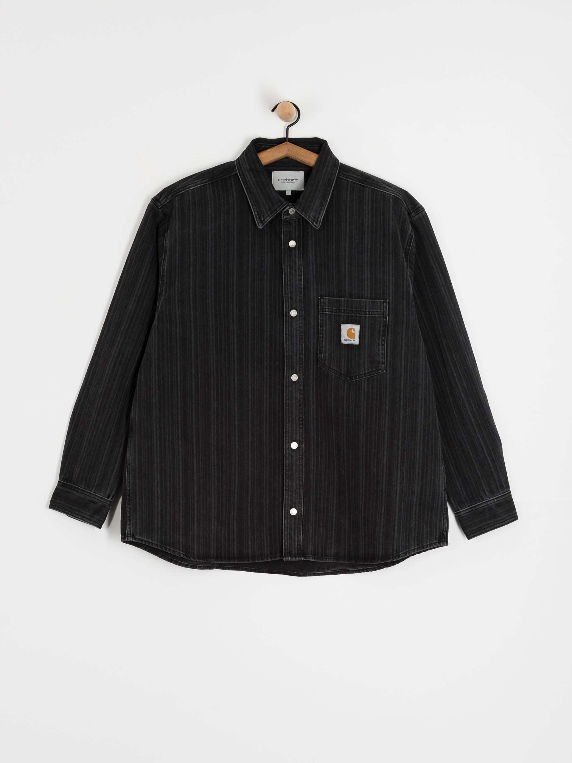 Dzseki Carhartt WIP Rylan (rylan stripe/black/stone washed)