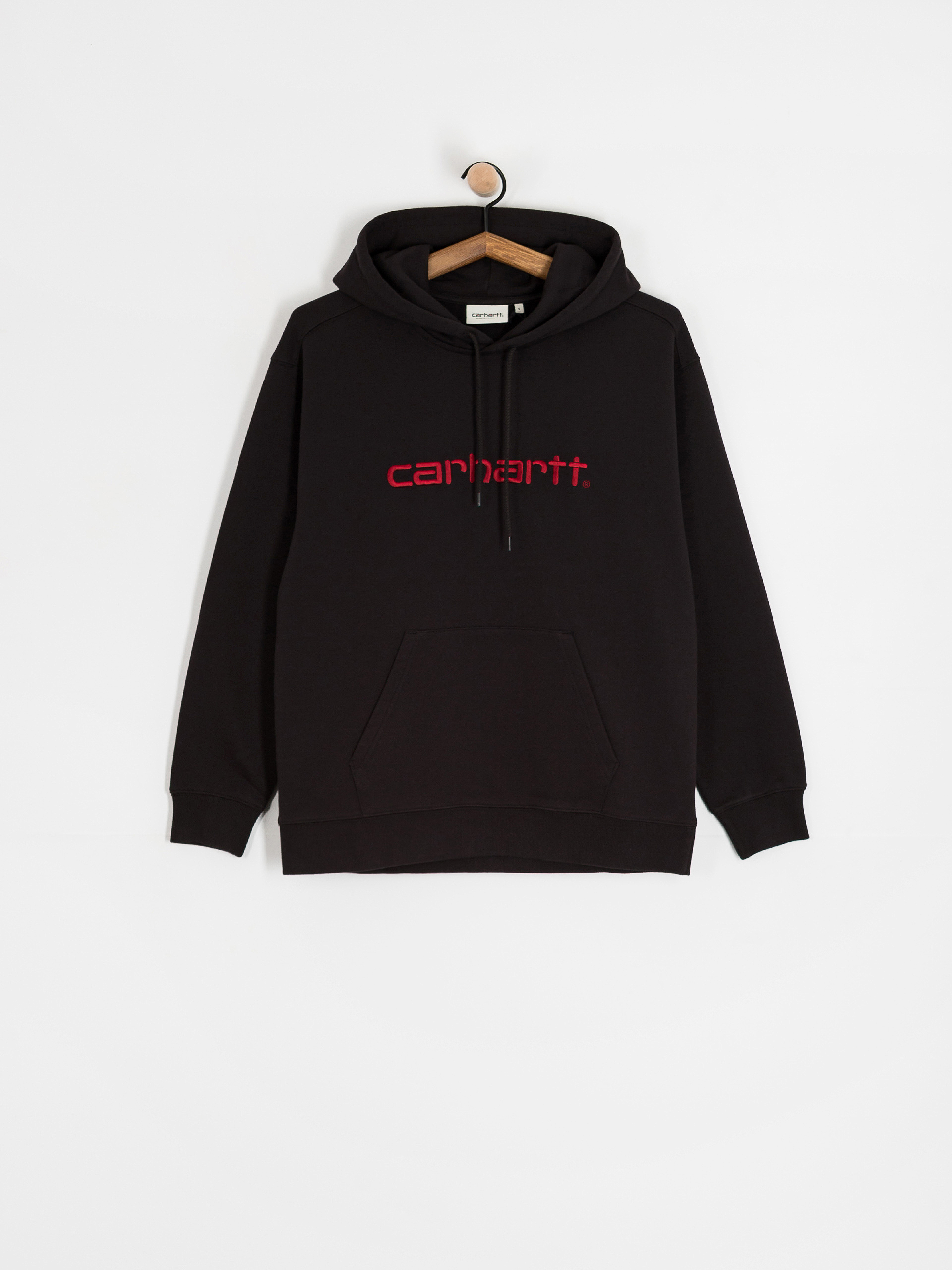 Carhartt WIP Carhartt HD Wmn Kapucnis pulóver (black/scarlet)
