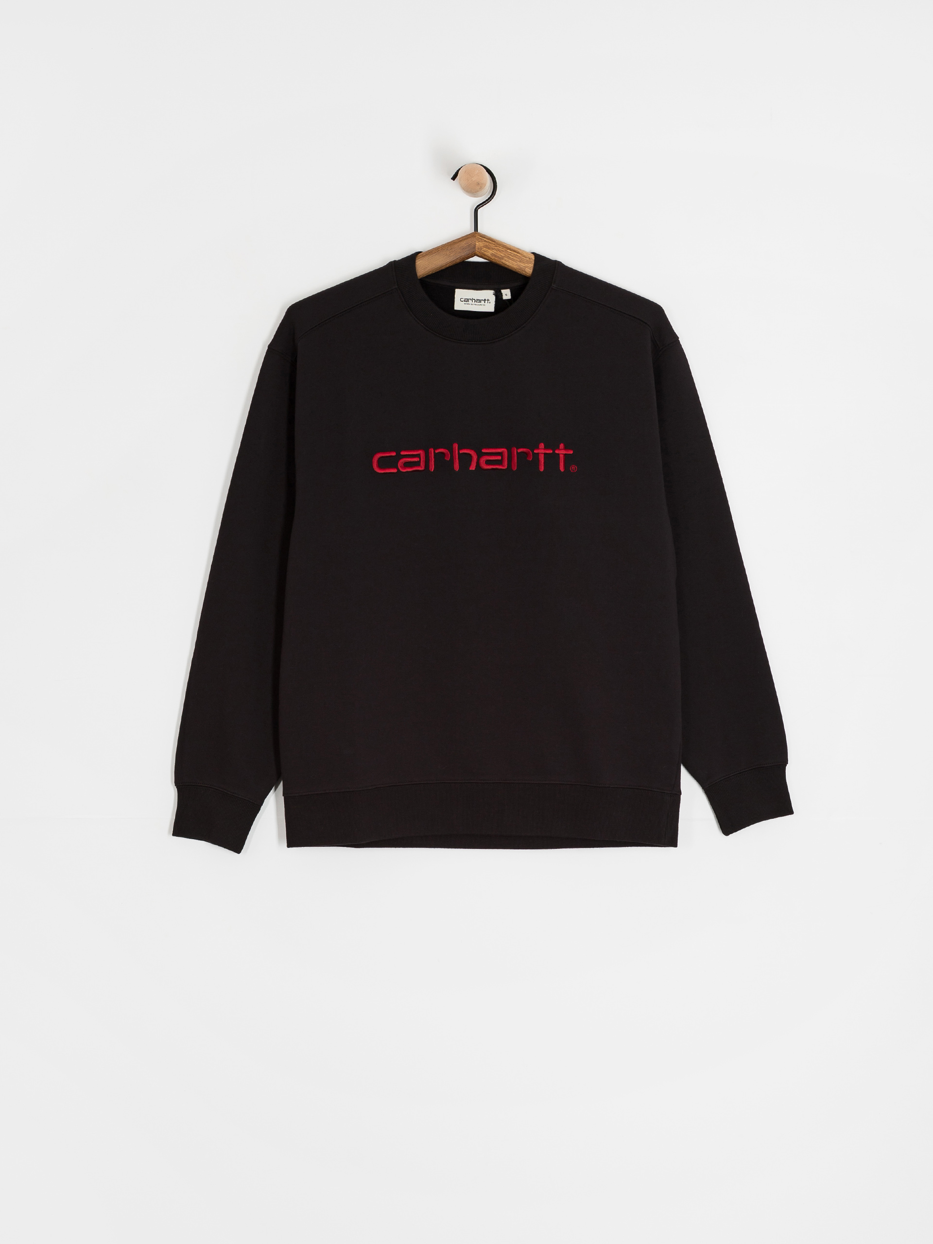 Carhartt WIP Carhartt Wmn Pulóver (black/scarlet)
