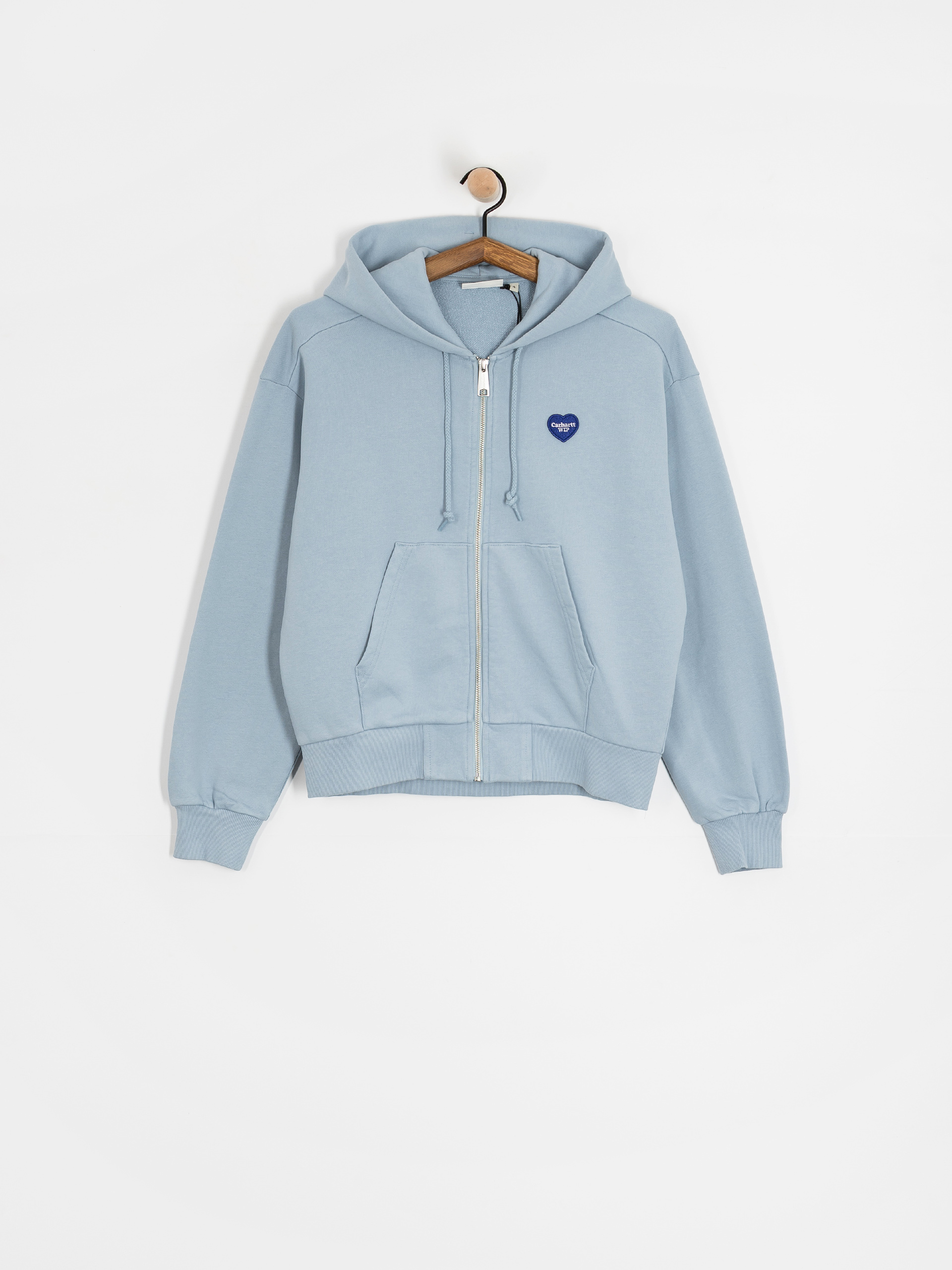 Carhartt WIP Heart II Hartt ZHD Wmn Kapucnis pulóver (blue fog)