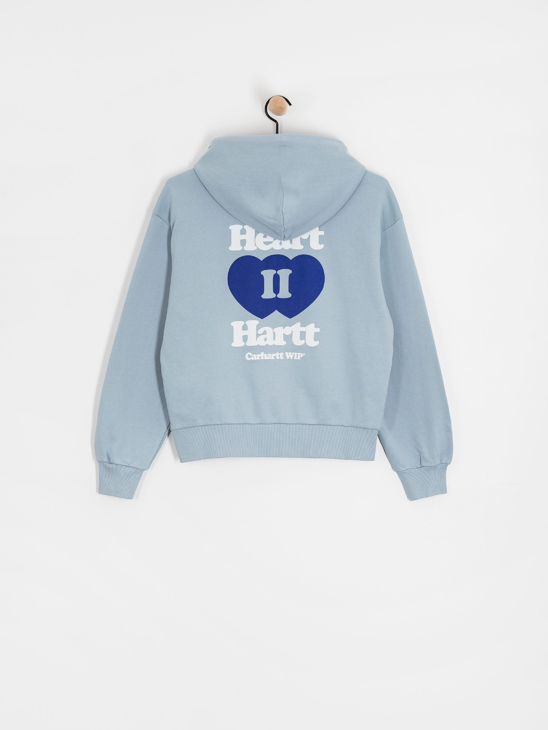 Carhartt WIP Heart II Hartt ZHD Wmn Kapucnis pulóver (blue fog)