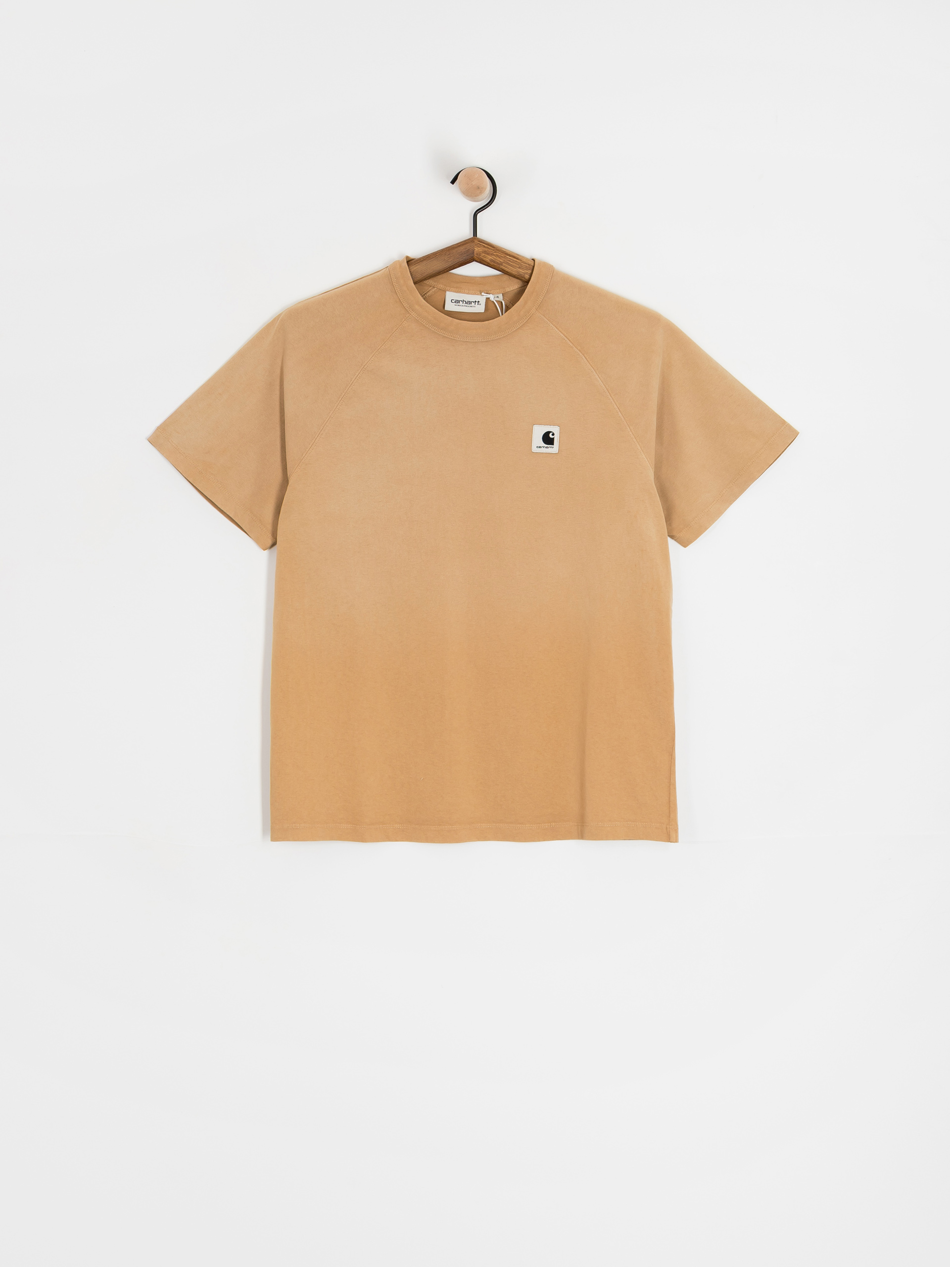Carhartt WIP Hudson Wmn Póló (dusty h brown/chalk wash)