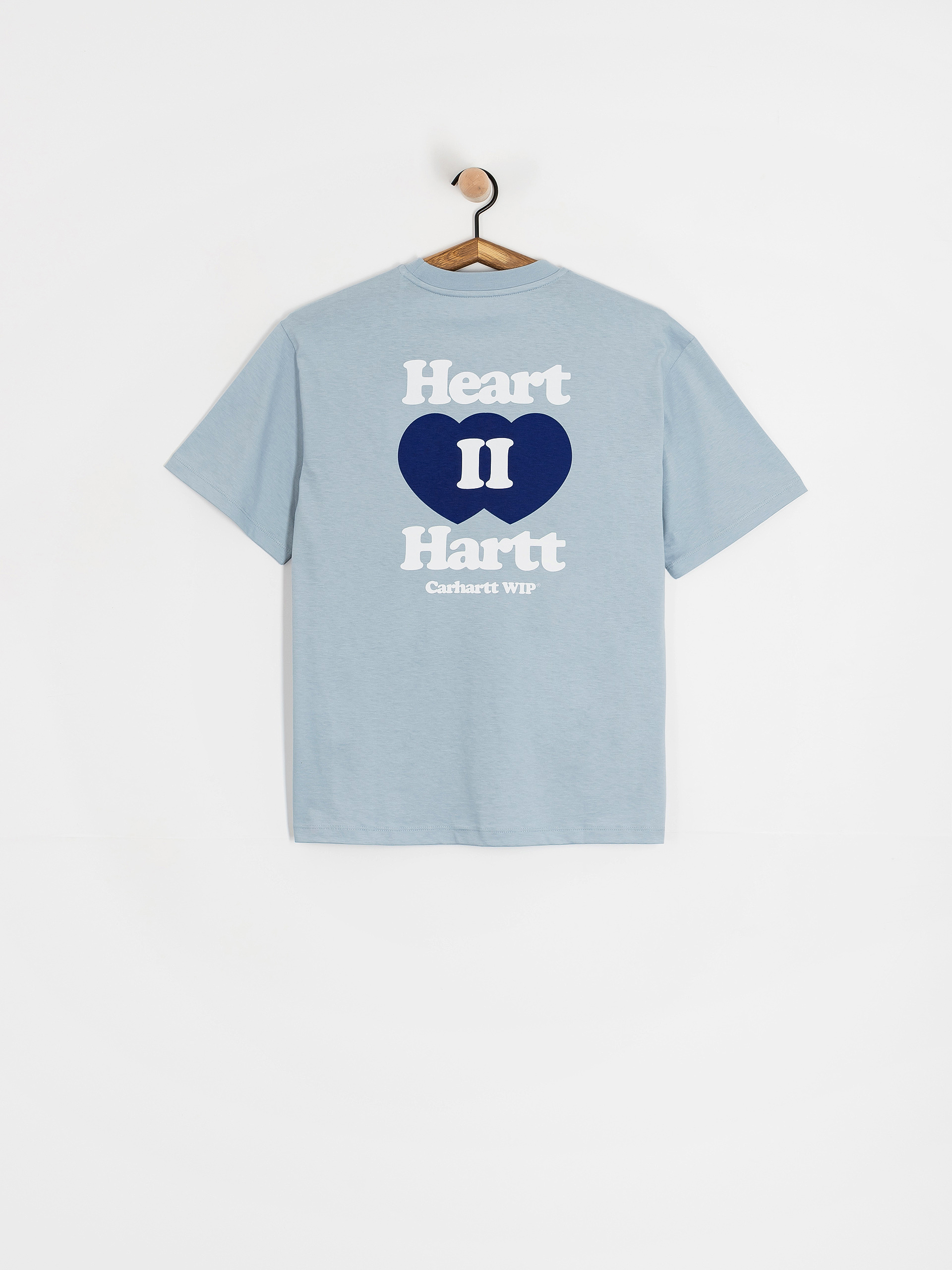 Carhartt WIP Heart II Hartt Wmn Póló (blue fog)