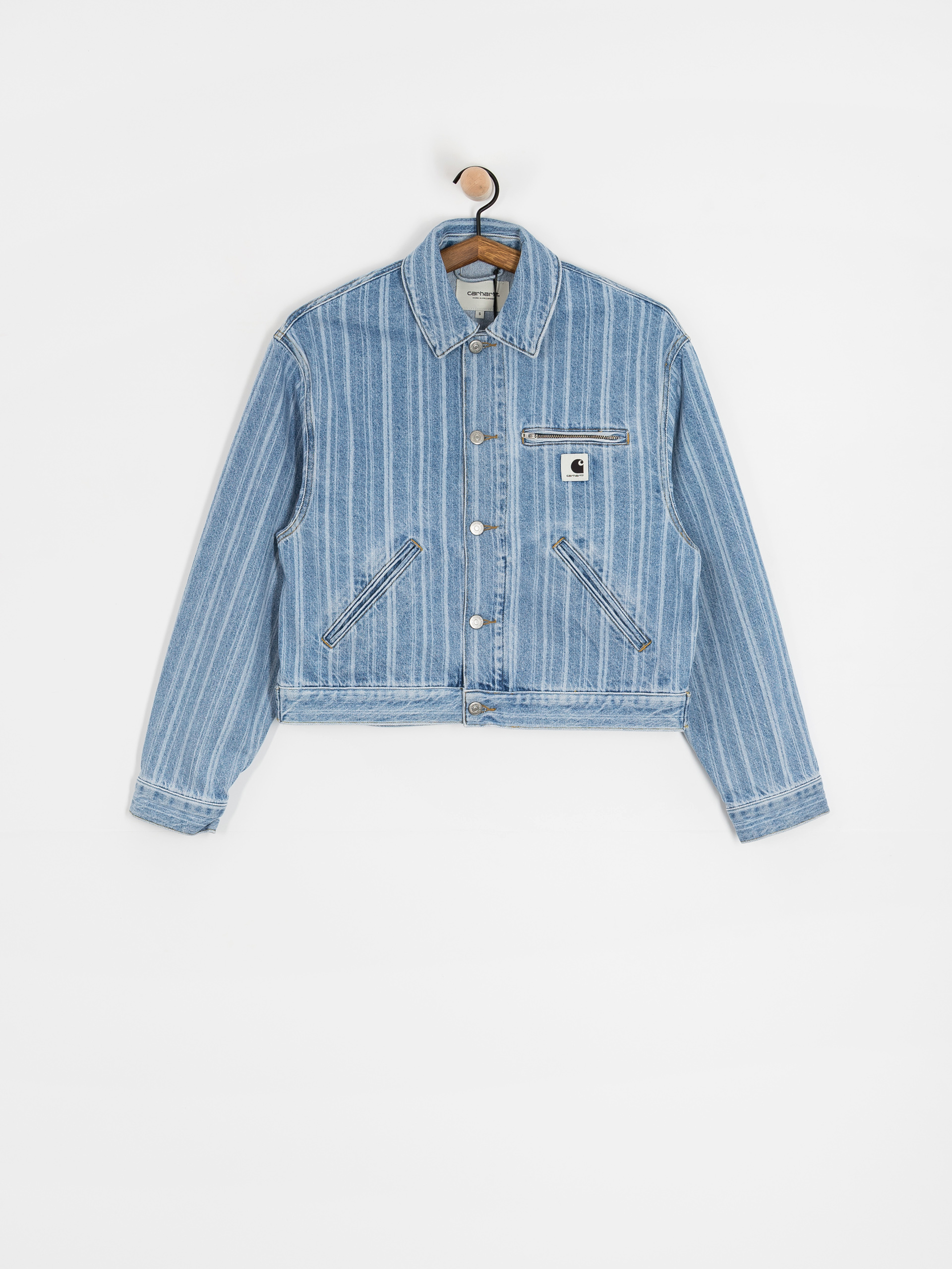 Carhartt WIP Rylan Wmn Dzseki (rylan stripe/blue/stone bleached)